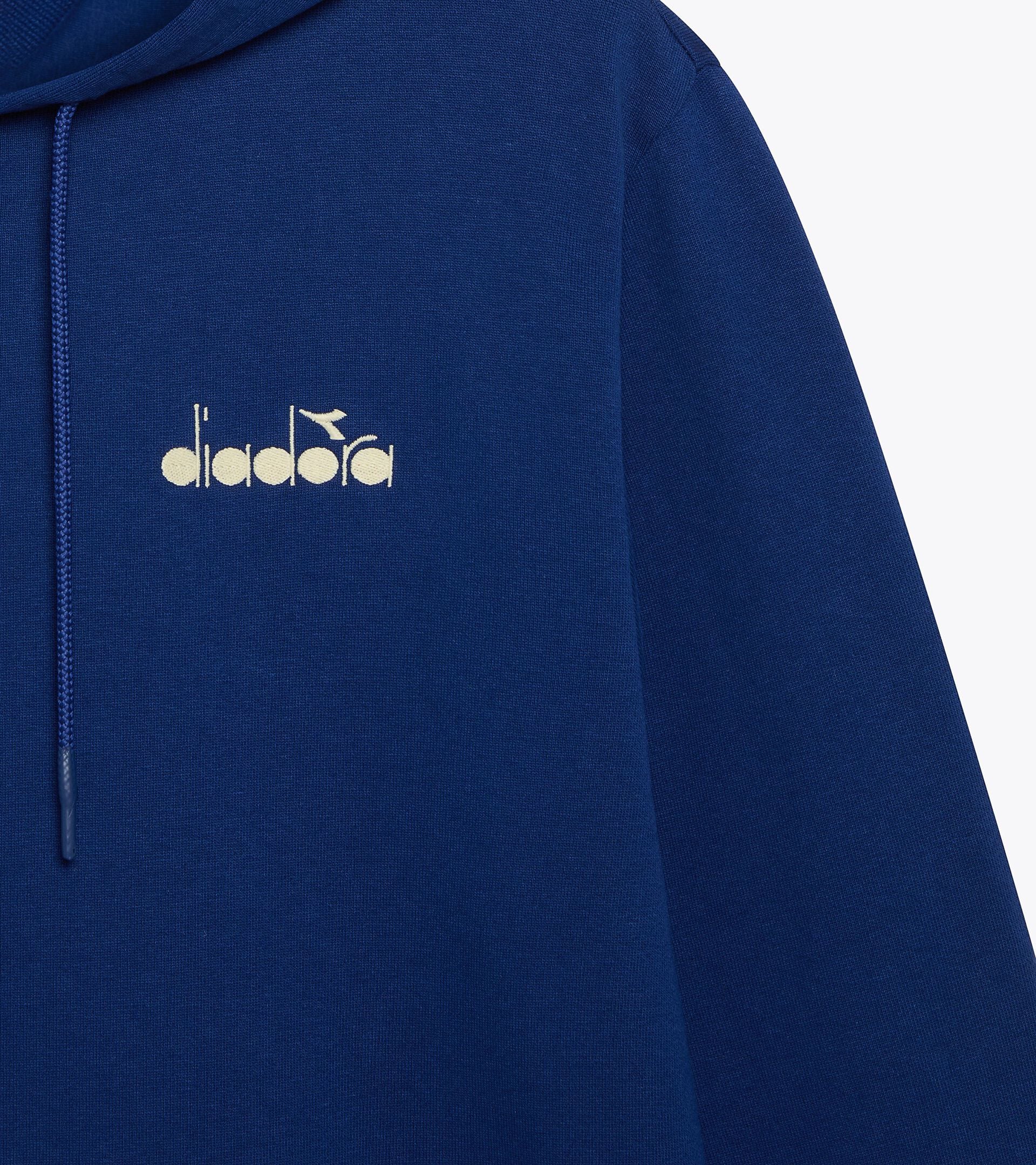 Hoodie - Regular fit - Men&rsquo;s LOGO HOODIE (FT) SALTIRE NAVY - Diadora