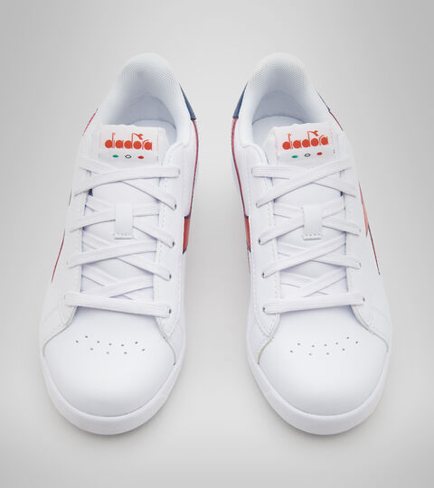 GAME P GS, WHITE/AURORA RED Sports shoes - Youth 8-16 years GAME P GS WHITE/AURORA RED - Diadora