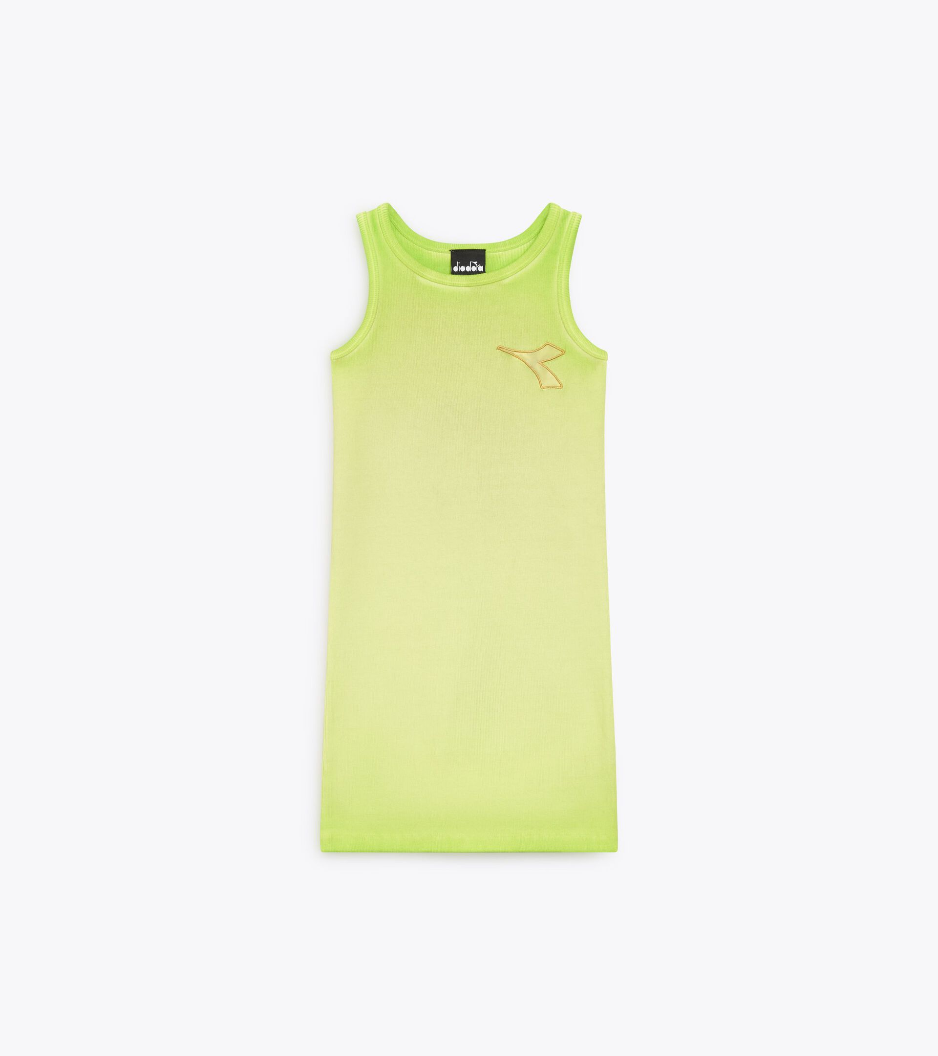 Sporty ribbed dress - Girl JG. DRESS DISTRICT LIME GREEN - Diadora