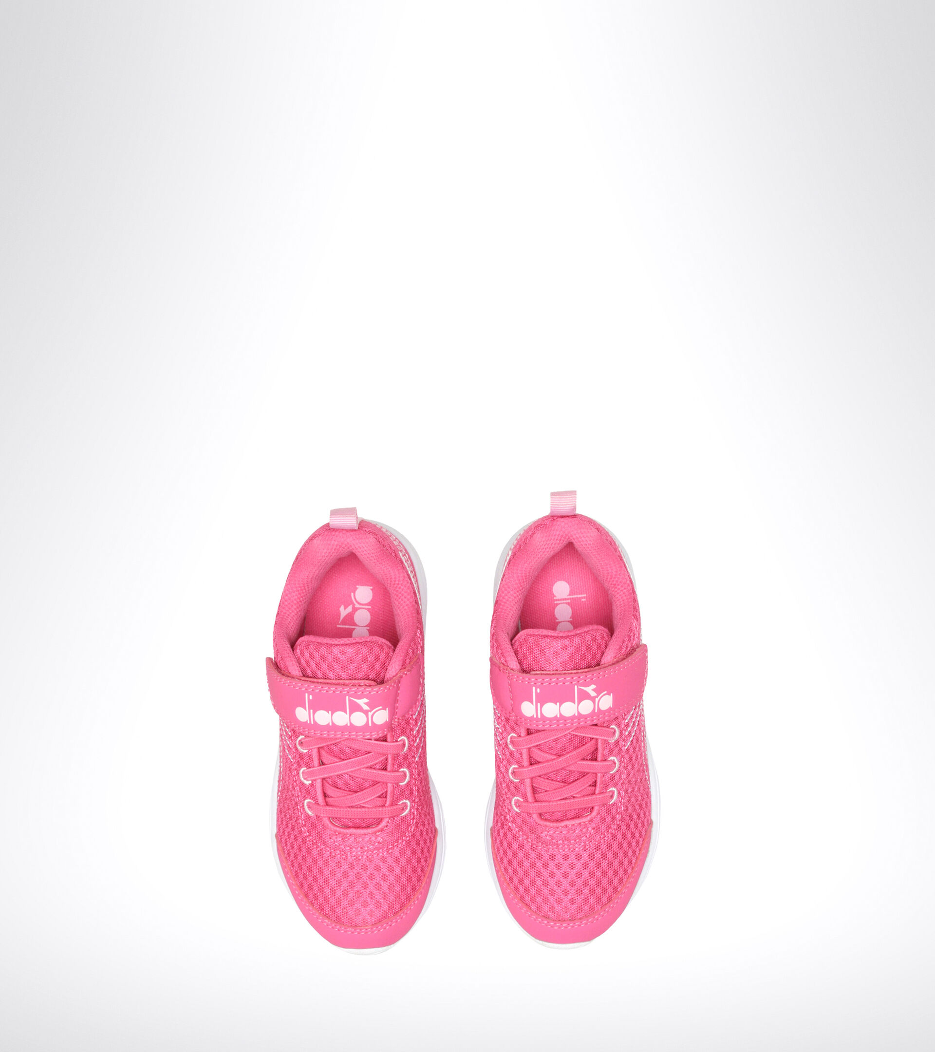 Chaussures de running - Unisexe enfant FLAMINGO 6 JR ROSA FUCSIA/BIANCO - Diadora