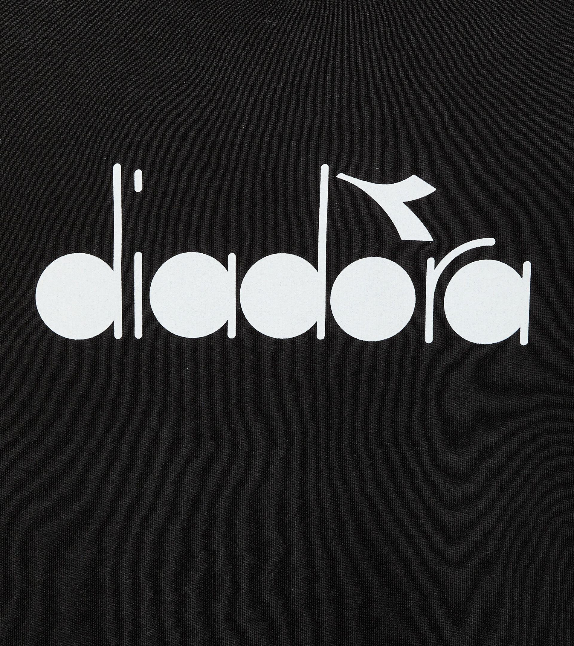 Sweat-shirt de sport à capuche - Made in Italy - Gender Neutral HOODIE LOGO NOIR - Diadora
