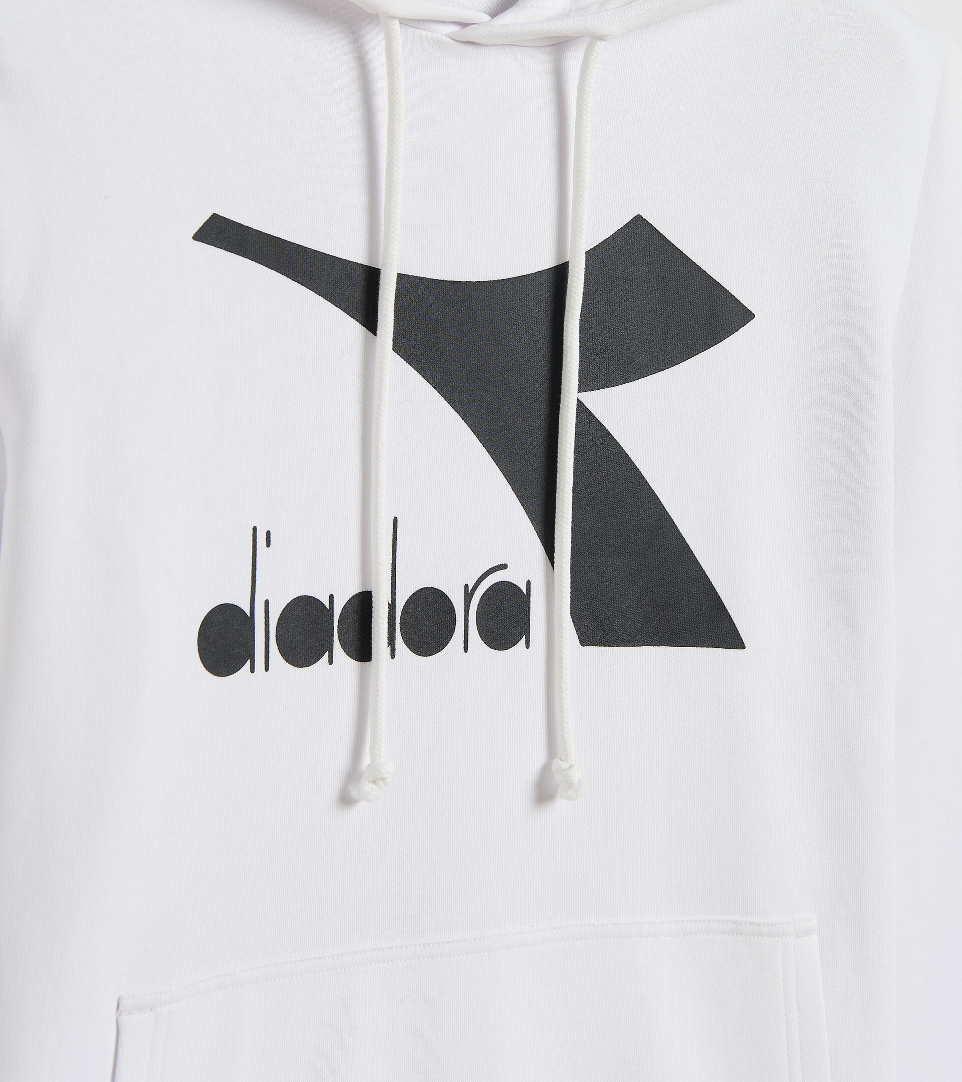 Cotton hoodie - Men HOODIE CHROMIA OPTICAL WHITE - Diadora
