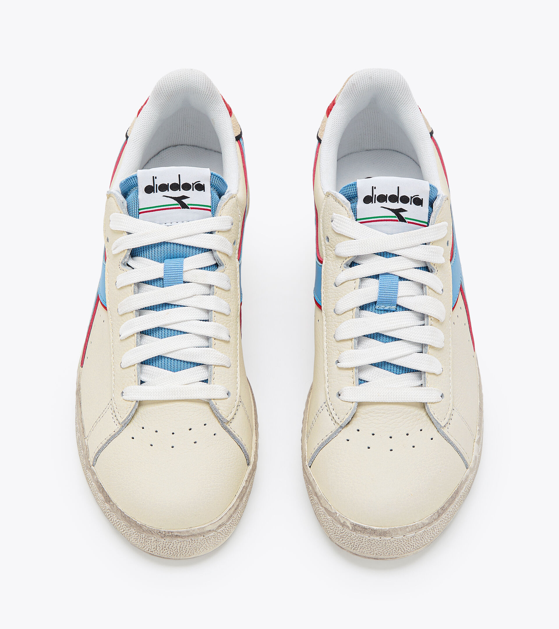 Sports shoe - Unisex GAME L LOW ICONA WHITE/DUSK BLUE - Diadora