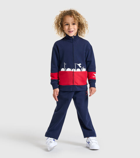 Tracksuit - Kids JB.TRACKSUIT FZ HOOPLA CLASSIC NAVY - Diadora