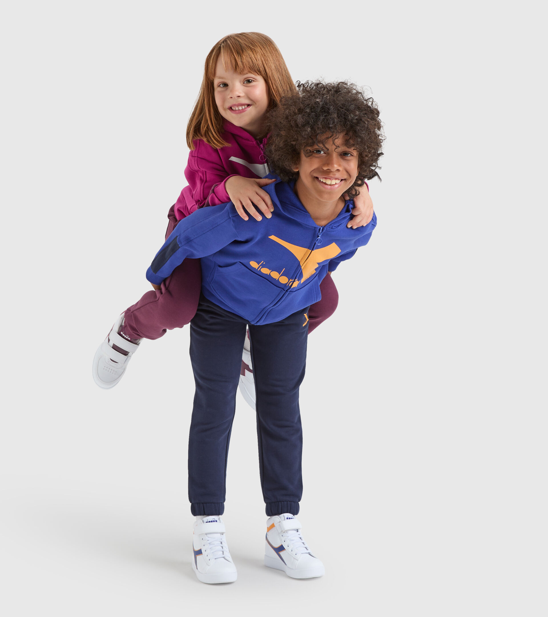 Sports tracksuit - Kids JU.TRACKSUIT HD FZ CHROMIA SODALITE BLUE - Diadora