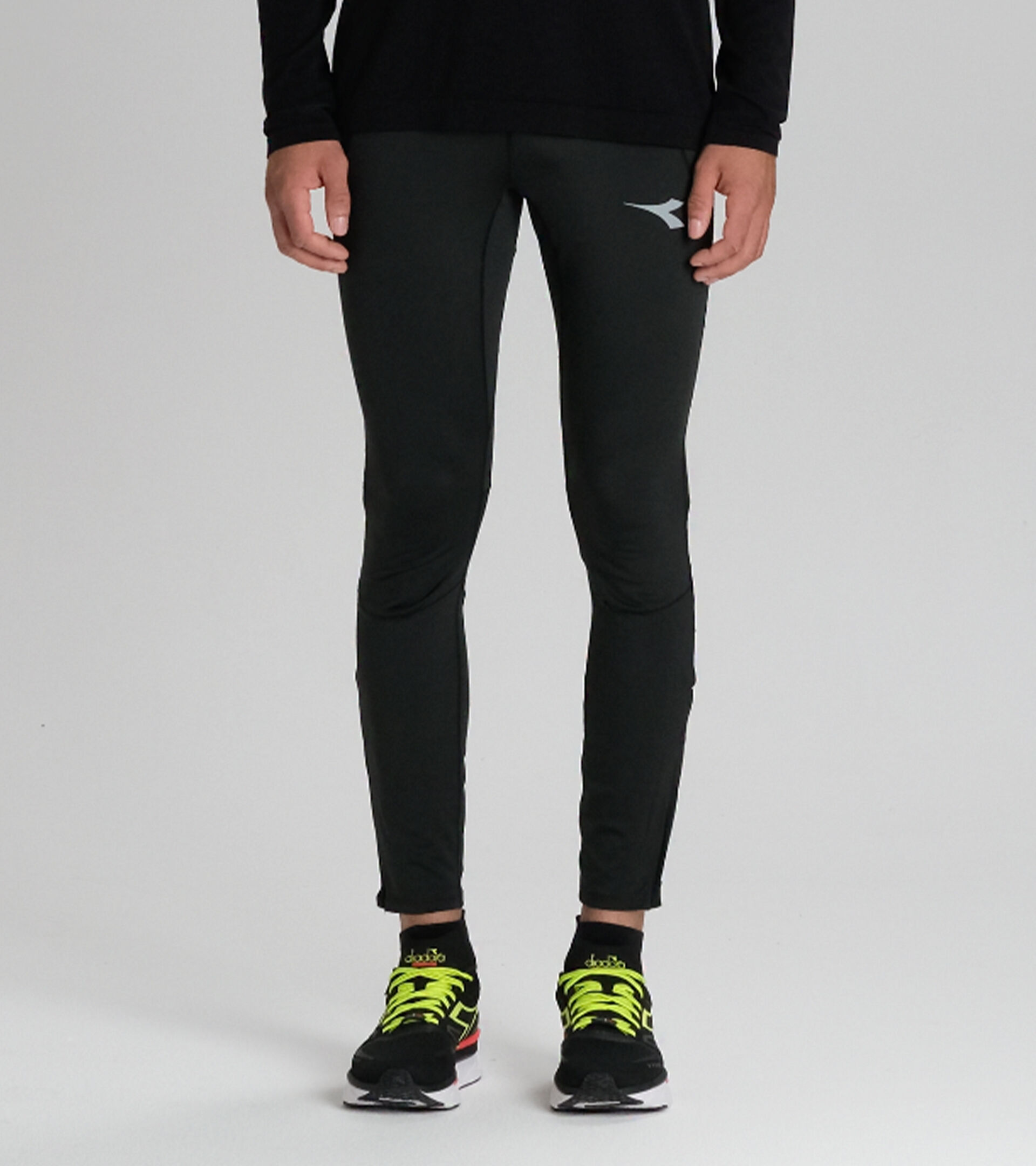 Leggings de running d’hiver - Homme
 TIGHTS RUN CREW NOIR - Diadora