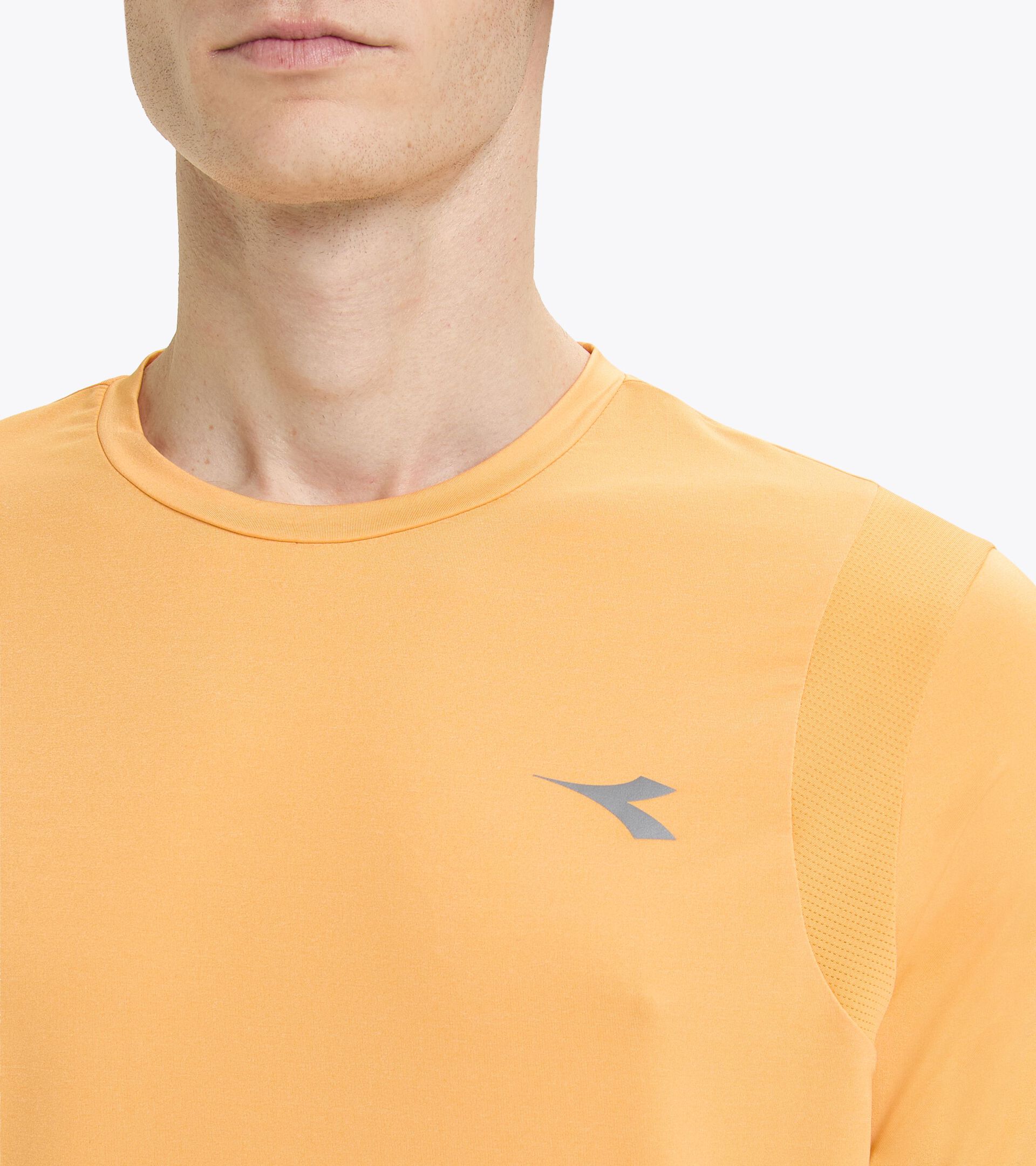 T-shirt de running - Homme SS T-SHIRT TECH RUN CREW CO KUMQUAT - Diadora