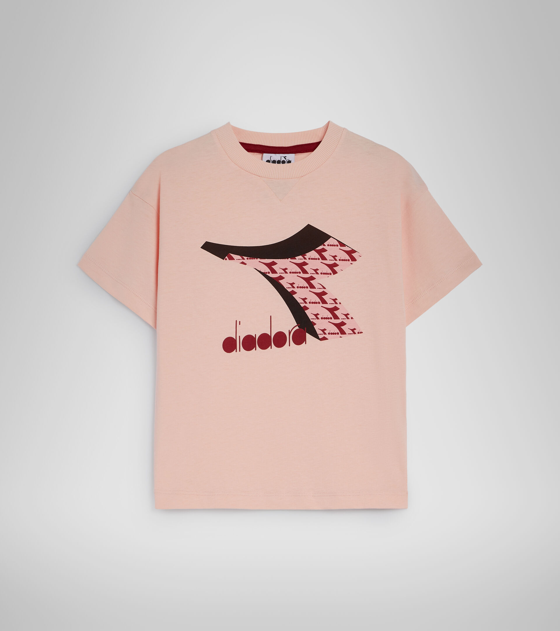 T-shirt - Kids JU.SS T-SHIRT  CUBIC VEILED PINK - Diadora
