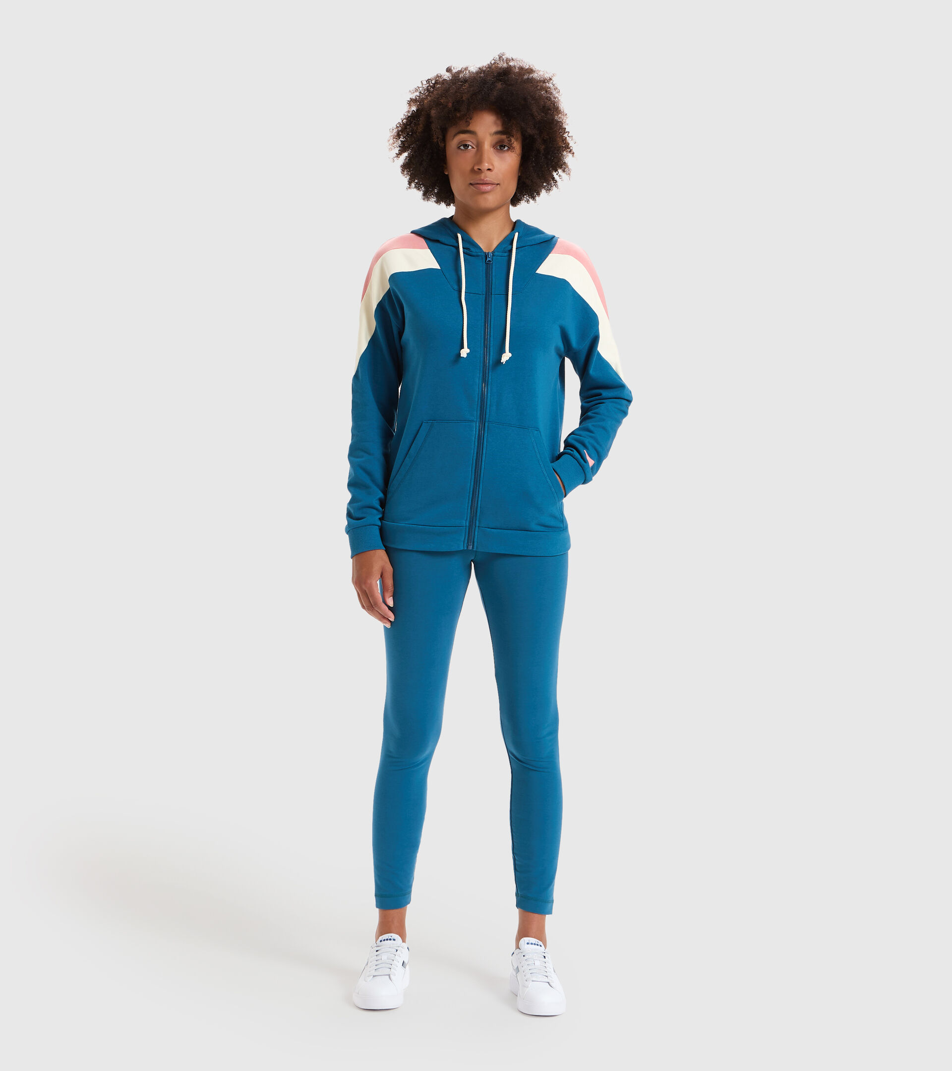 Trainingsanzug - Damen L.TRACKSUIT HD FZ CORE MAROKKANER BLAU - Diadora