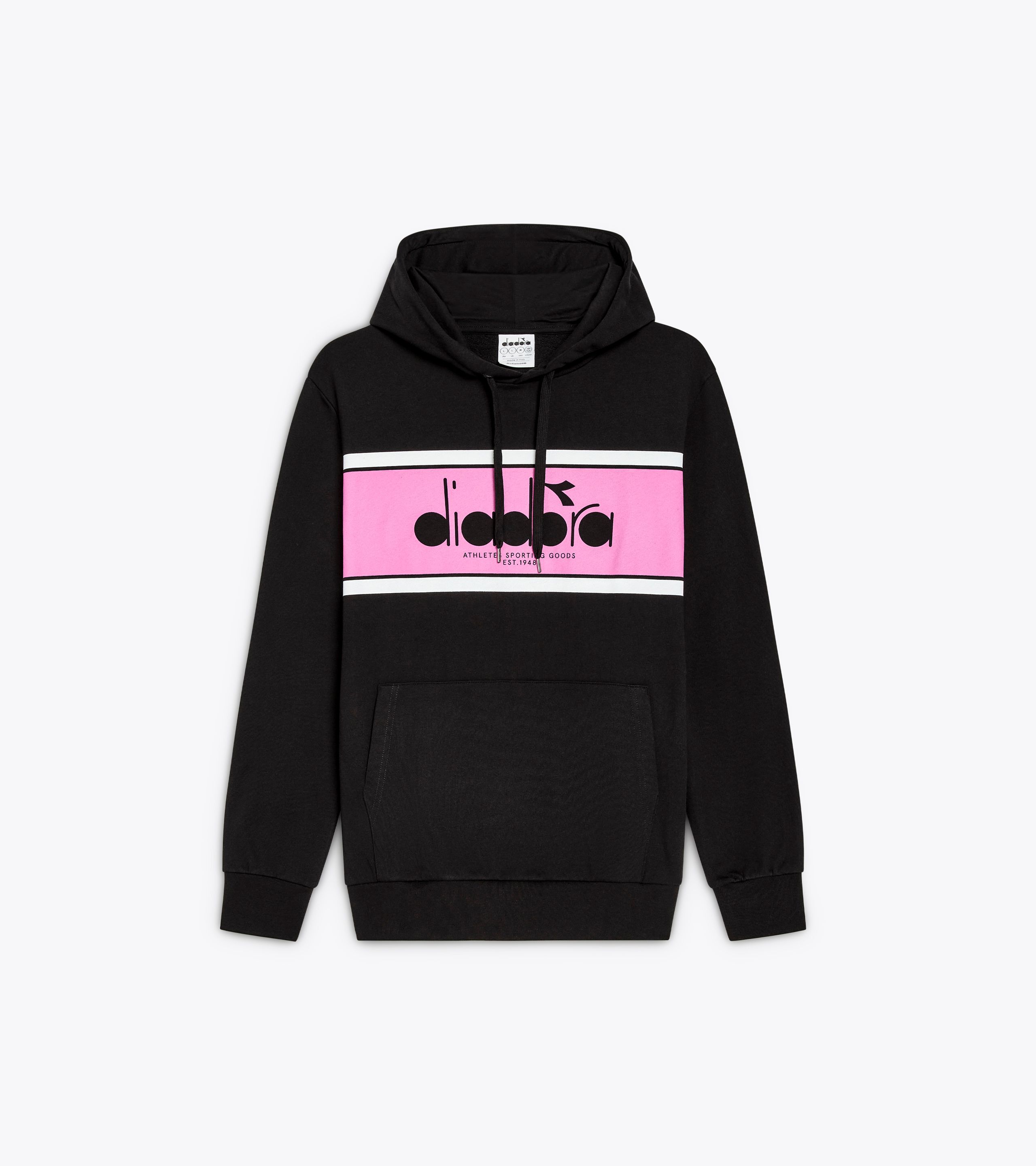 Pink color block hoodie store
