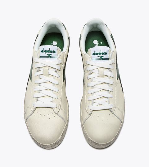 GAME L LOW WAXED, BLANC/VERTS PATURAGES Chaussures de sport - Unisexe GAME L LOW WAXED BLANC/VERTS PATURAGES - Diadora