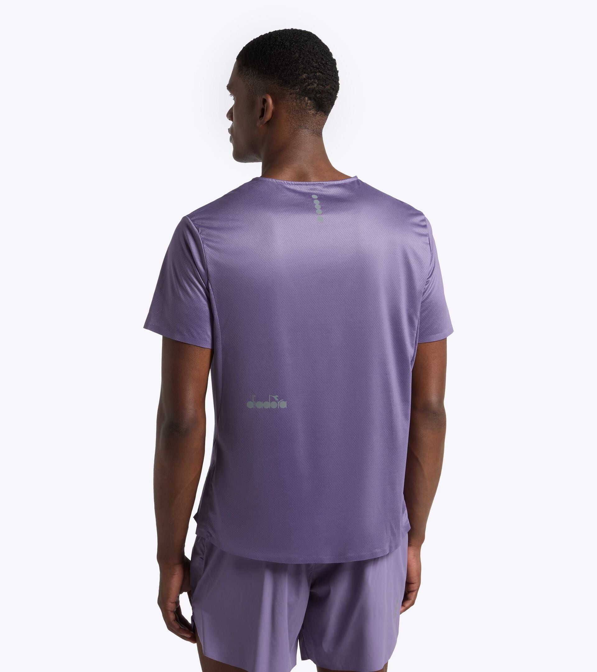 Super Light FIBRAZERO t-shirt  - Running - Men&rsquo;s SS T-SHIRT SUPER LIGHT FIBRAZERO VIOLET GRAPE COMPOTE - Diadora