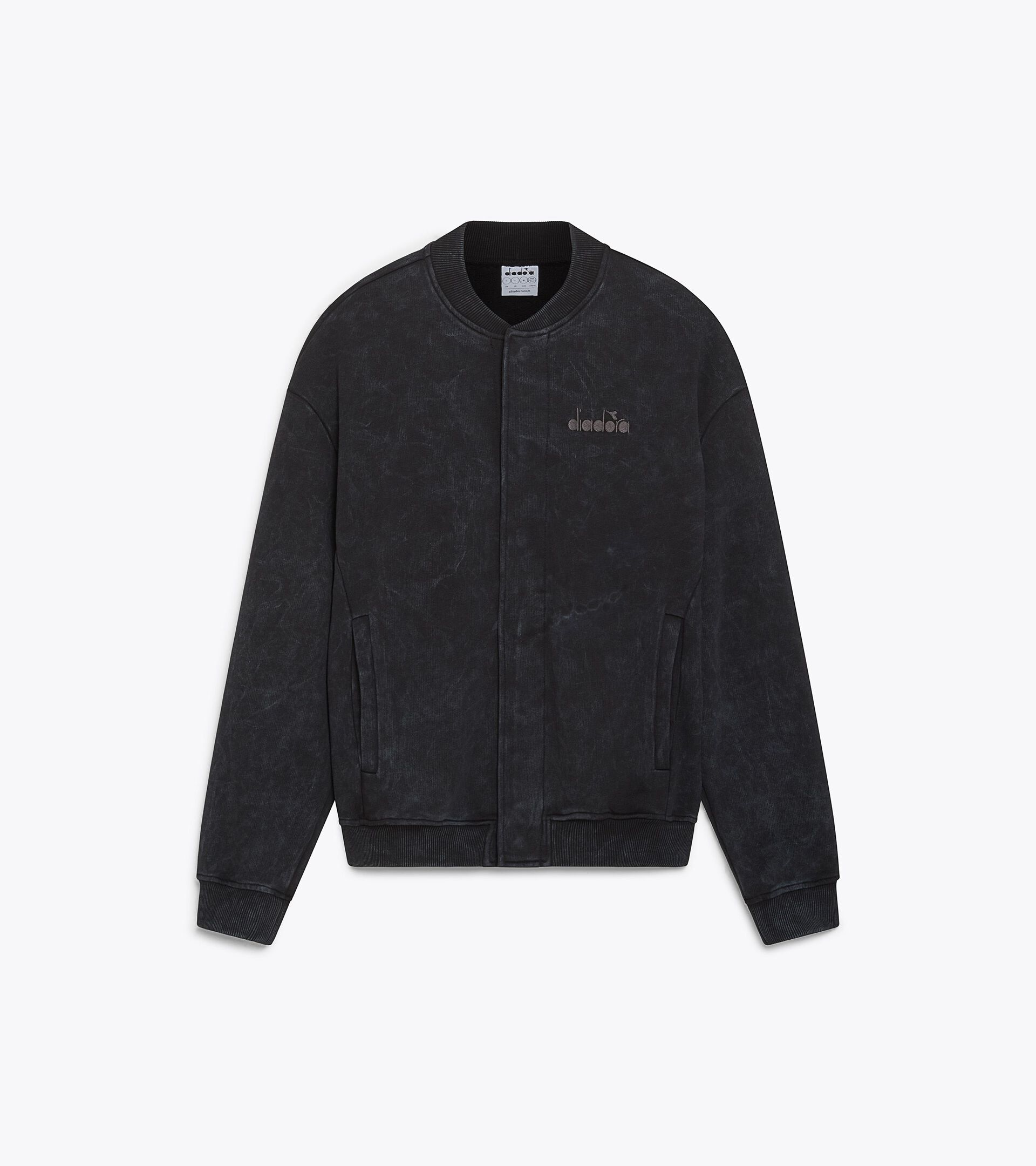 Sweat-shirt en jersey - Regular - Homme BUTTON SWEATSHIRT AVENUE LAB (FT) ANTHRACITE - Diadora