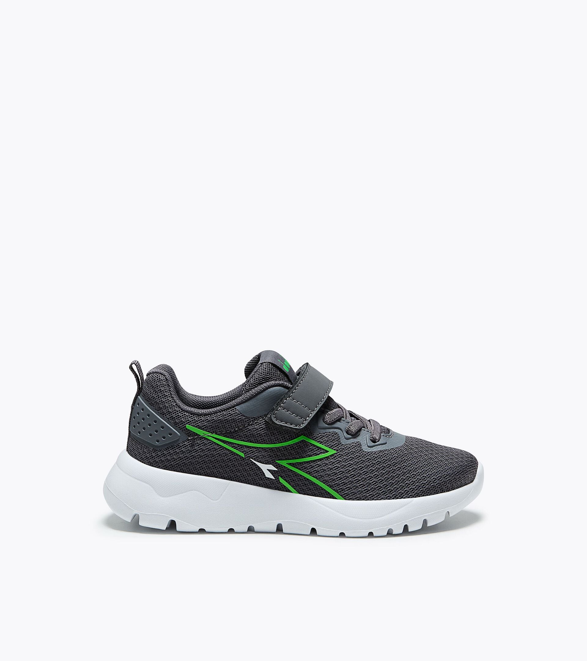 Running  shoe -  4-8  years old - Kids EVO RUN PS STEEL GRAY - Diadora