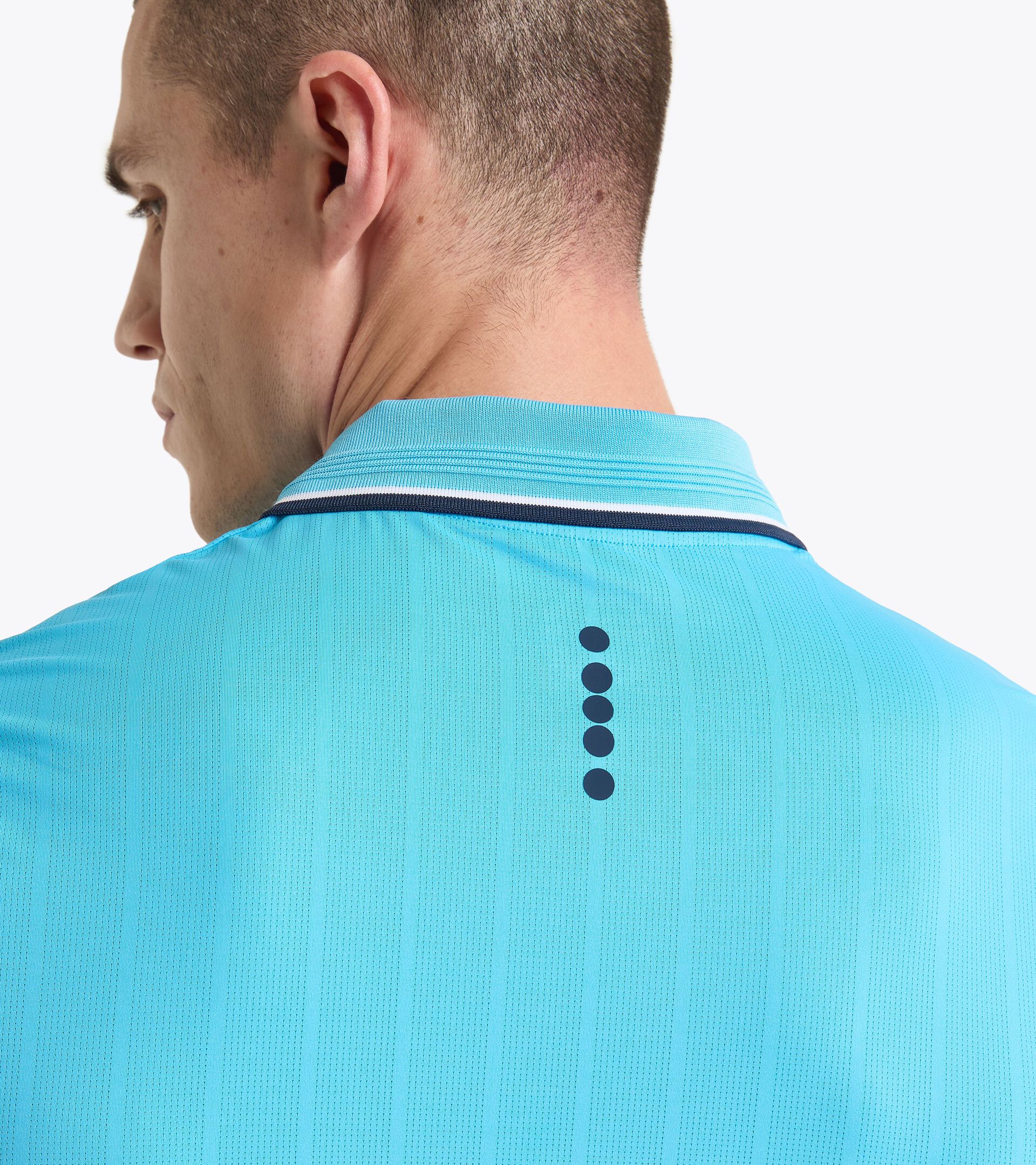 Tennis polo shirt - Competition - Men’s SS POLO ICON SKY BLUE INTENSE - Diadora