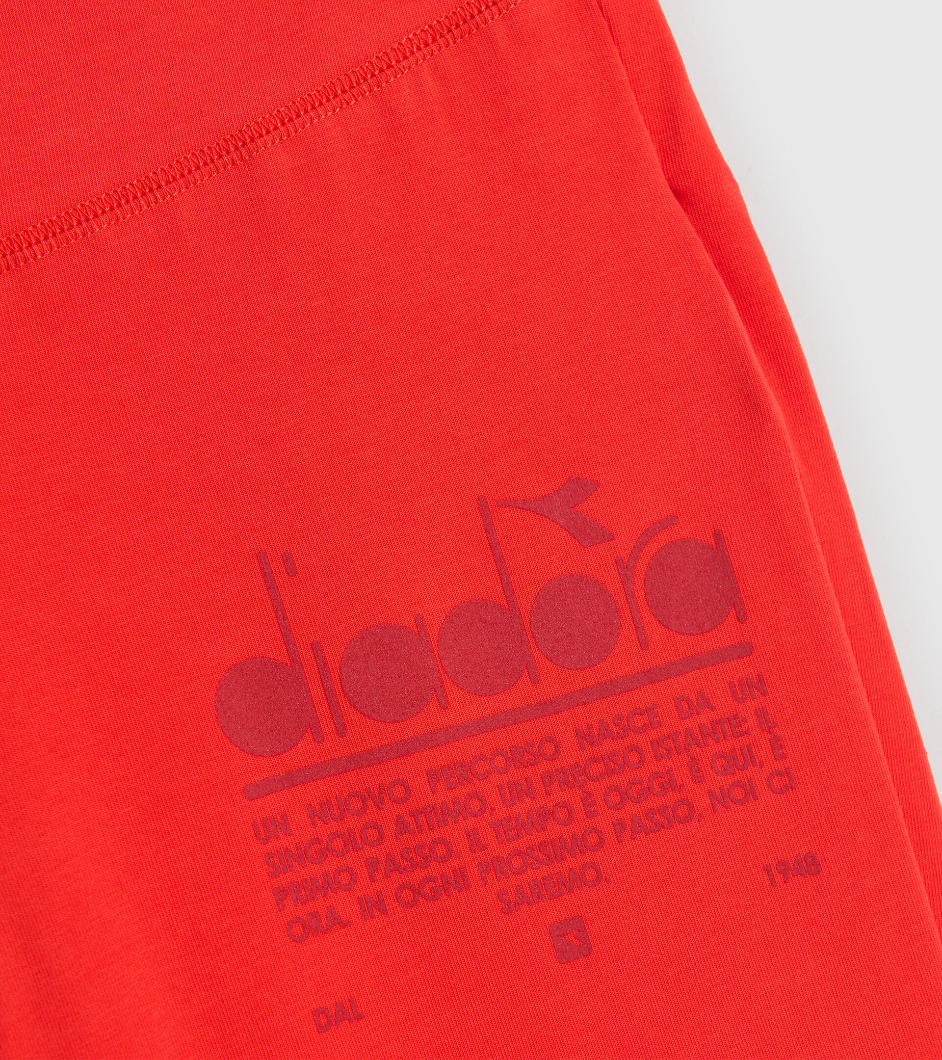 Stretch leggings - Women L. LEGGINGS MANIFESTO POPPY RED - Diadora