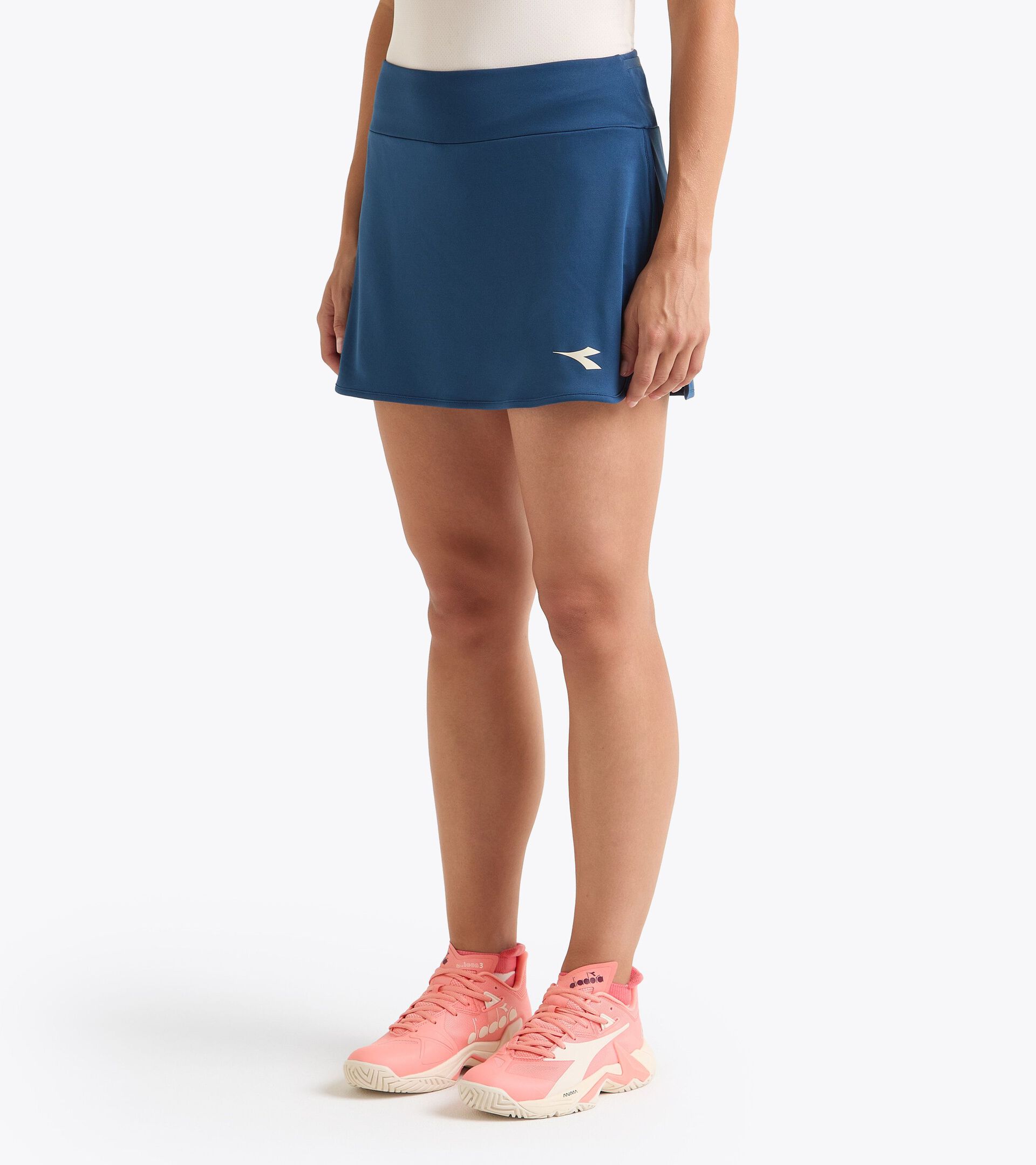 Falda de tenis con pantalón interior - Mujer L. SKIRT CORE AZUL BANDERIN - Diadora
