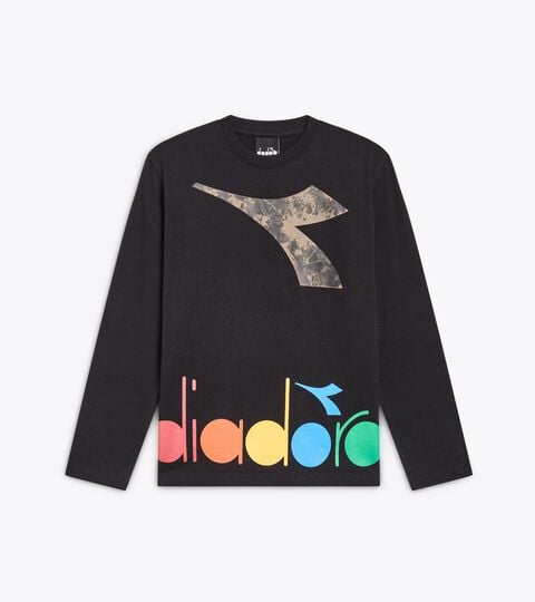 Long-sleeved t-shirt with tie dye details - Boy
 JB. T-SHIRT LS TYE DYE BLACK - Diadora