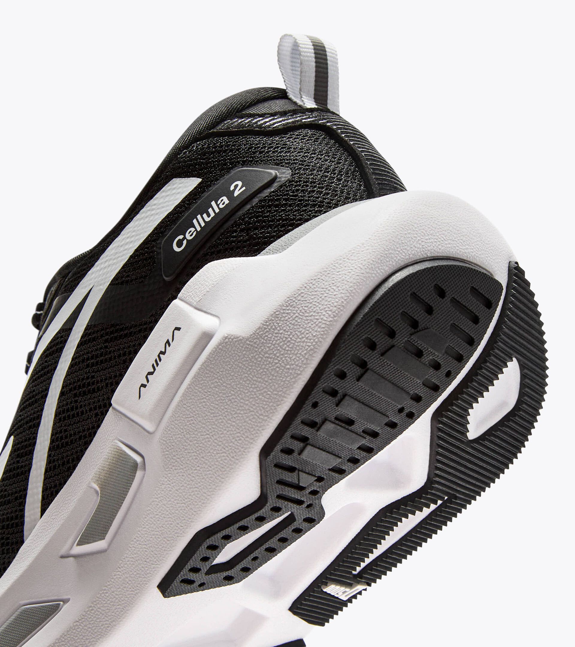 Neutral running shoe - Comfort and stability - Women's CELLULA  2 W BLACK /WHITE - Diadora