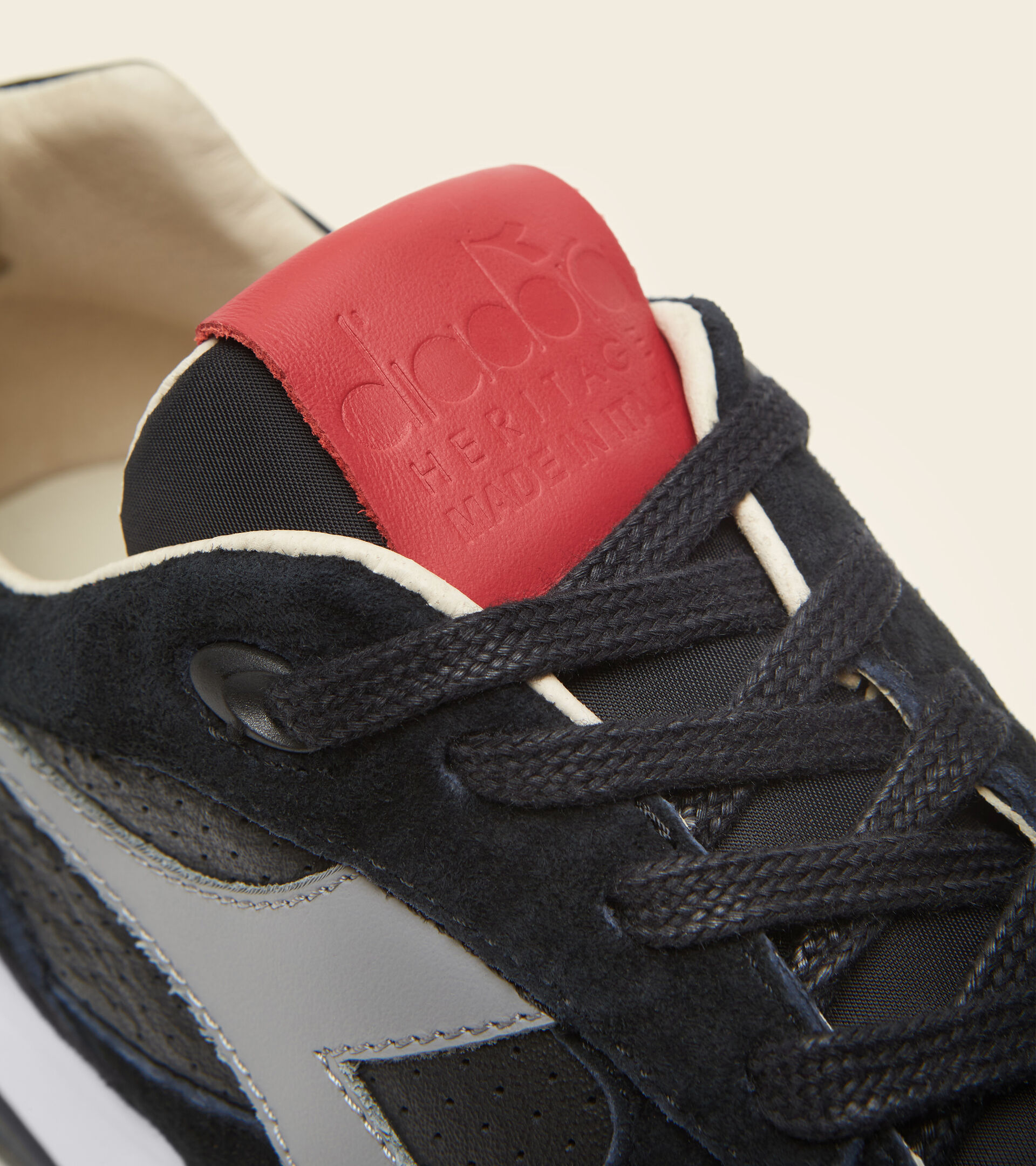 Heritage-Schuh Made in Italy - Herren ECLIPSE ITALIA SCHWARZ - Diadora