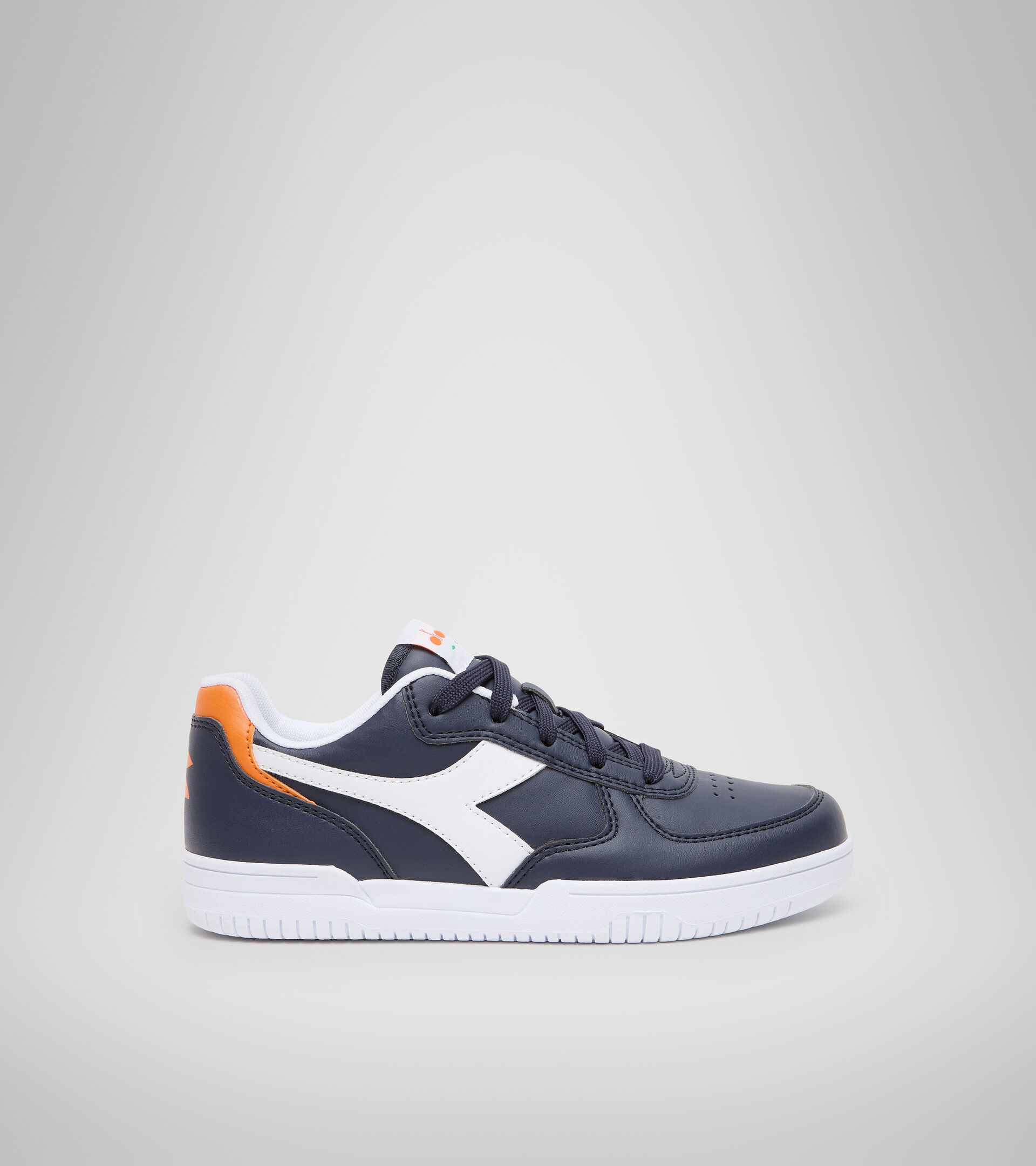 Sports shoes - Youth 8-16 years RAPTOR LOW GS BLUE CORSAIR/WHITE - Diadora