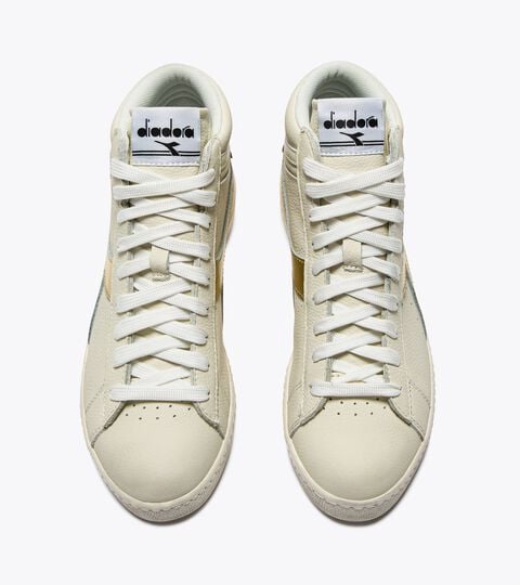 GAME L HIGH WAXED METAL WN, BLANC/OR BRUN Chaussures de sport - Femme GAME L HIGH WAXED METAL WN BLANC/OR BRUN - Diadora