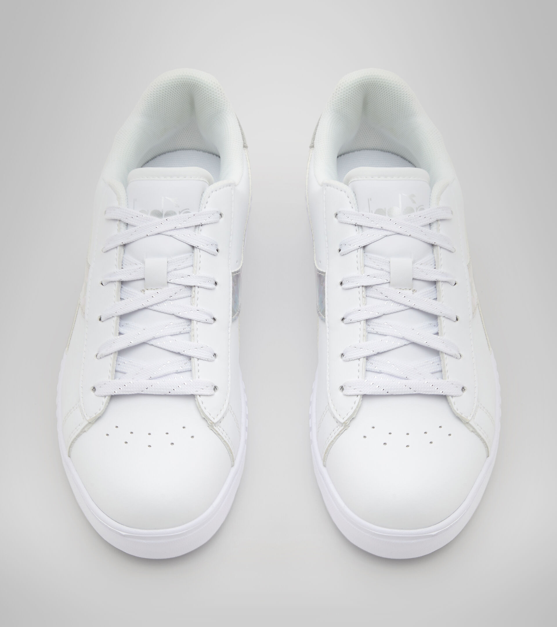 Sports shoes - Youth 8-16 years GAME STEP DIAMONDS GS WHITE/SILVER - Diadora