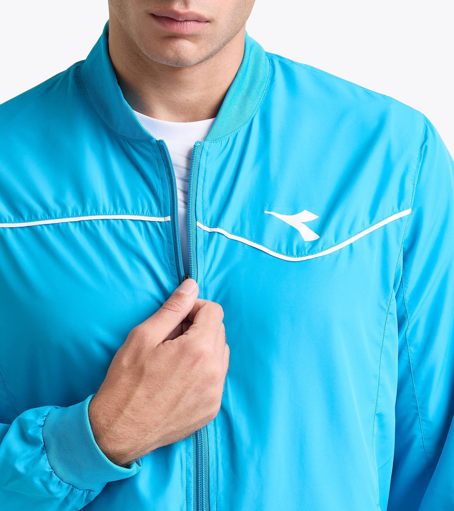 Tennis jacket - Men JACKET COURT ROYAL FLUO - Diadora