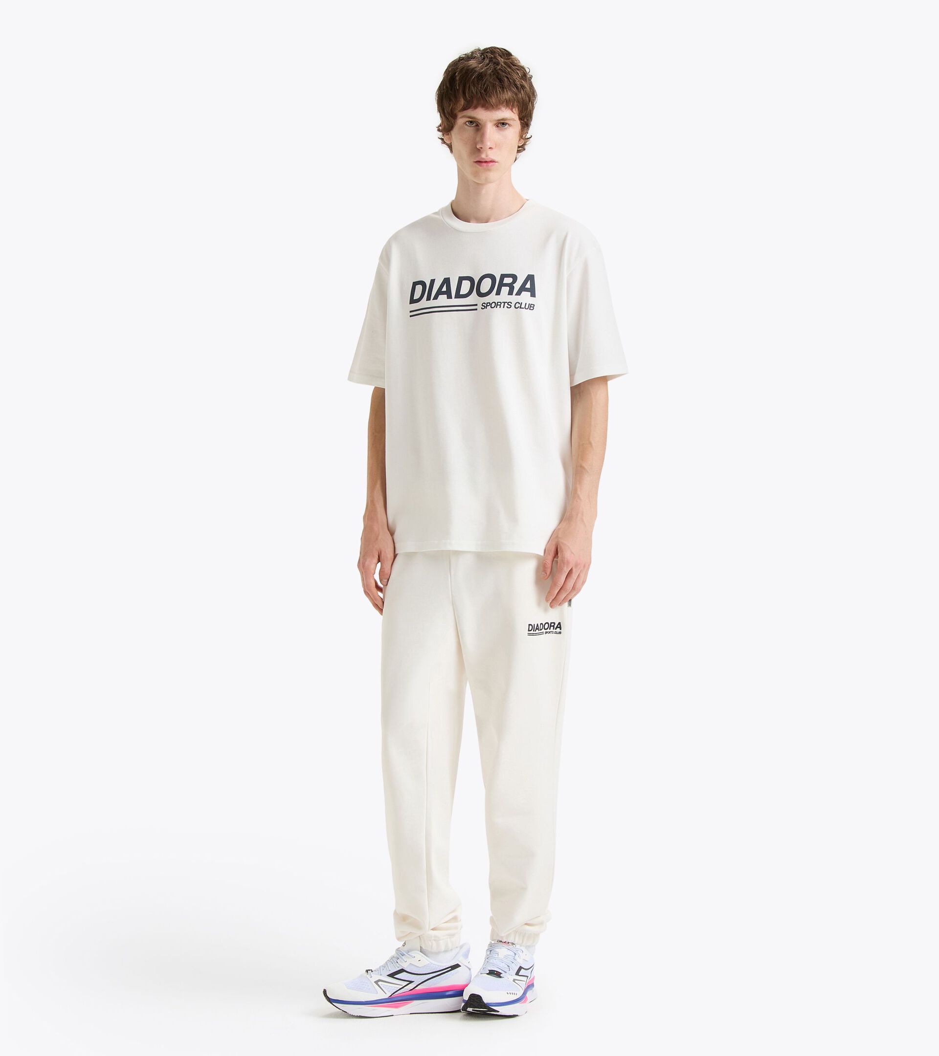 T-shirt and tank top - Made in Italy - All-Gender
 T-SHIRT SS LEGACY WHITE ALYSSUM - Diadora