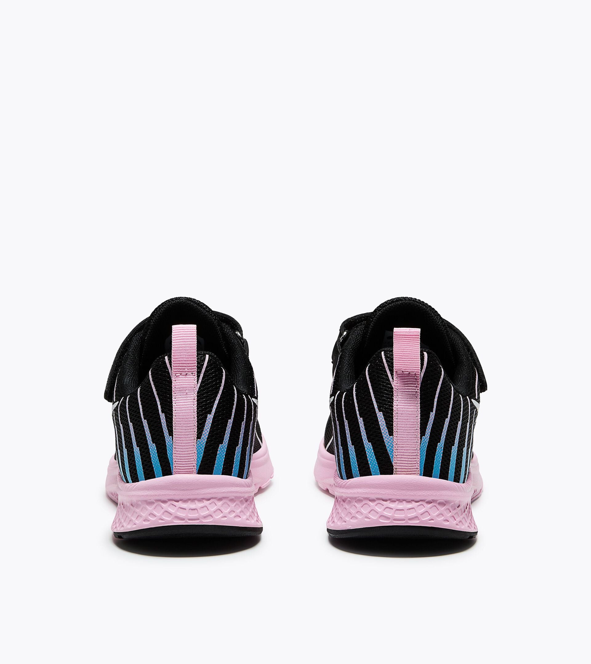 Junior running shoe - All-gender FALCON 6 JR V BLACK/WHITE/PINK - Diadora