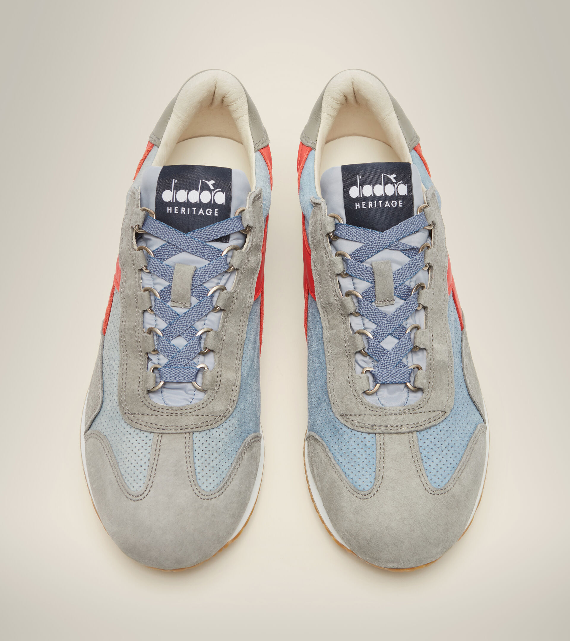 Footwear Heritage UNISEX EQUIPE SUEDE SW BLU DENIM SBIADITO Diadora