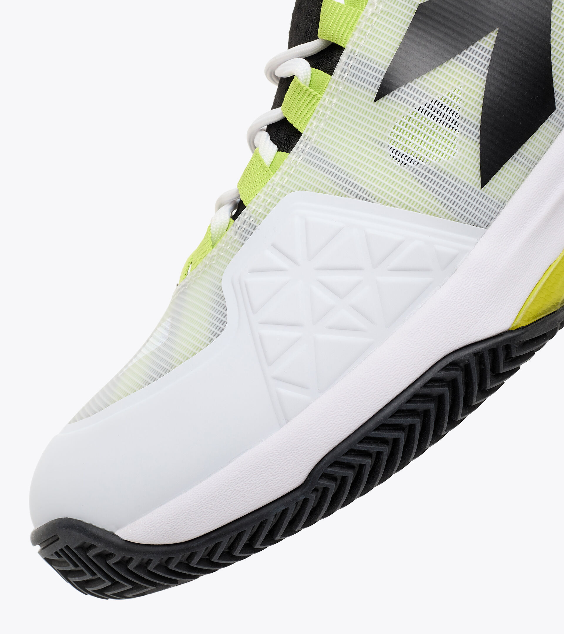 Footwear Sport UOMO SPEED BLUSHIELD FLY 3 + CLAY BLANCO/NEGRO/VERDE LIMA Diadora