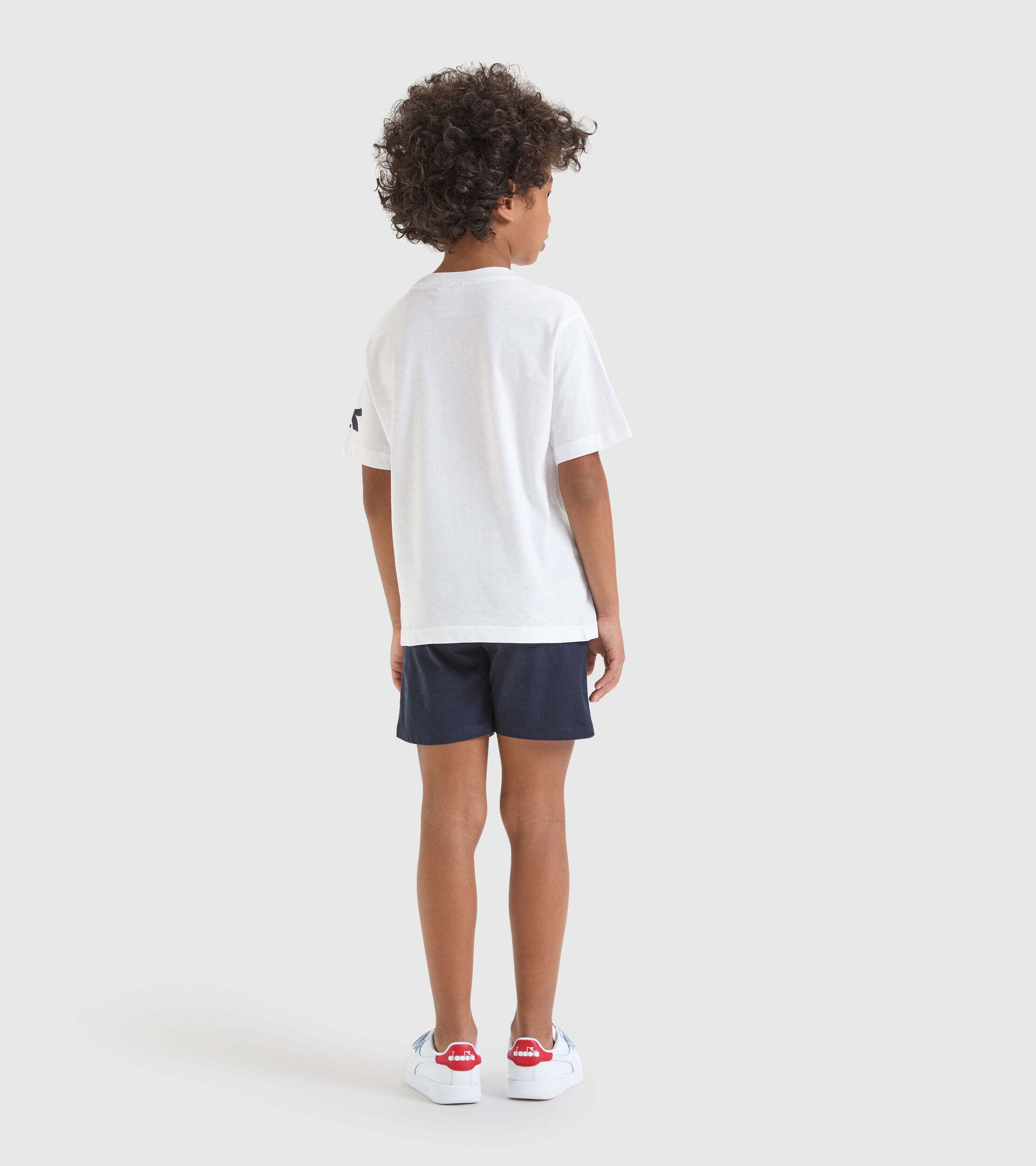 Cotton shorts/T-shirt set - Boys JB.SET SS PLAYGROUND OPTICAL WHITE - Diadora