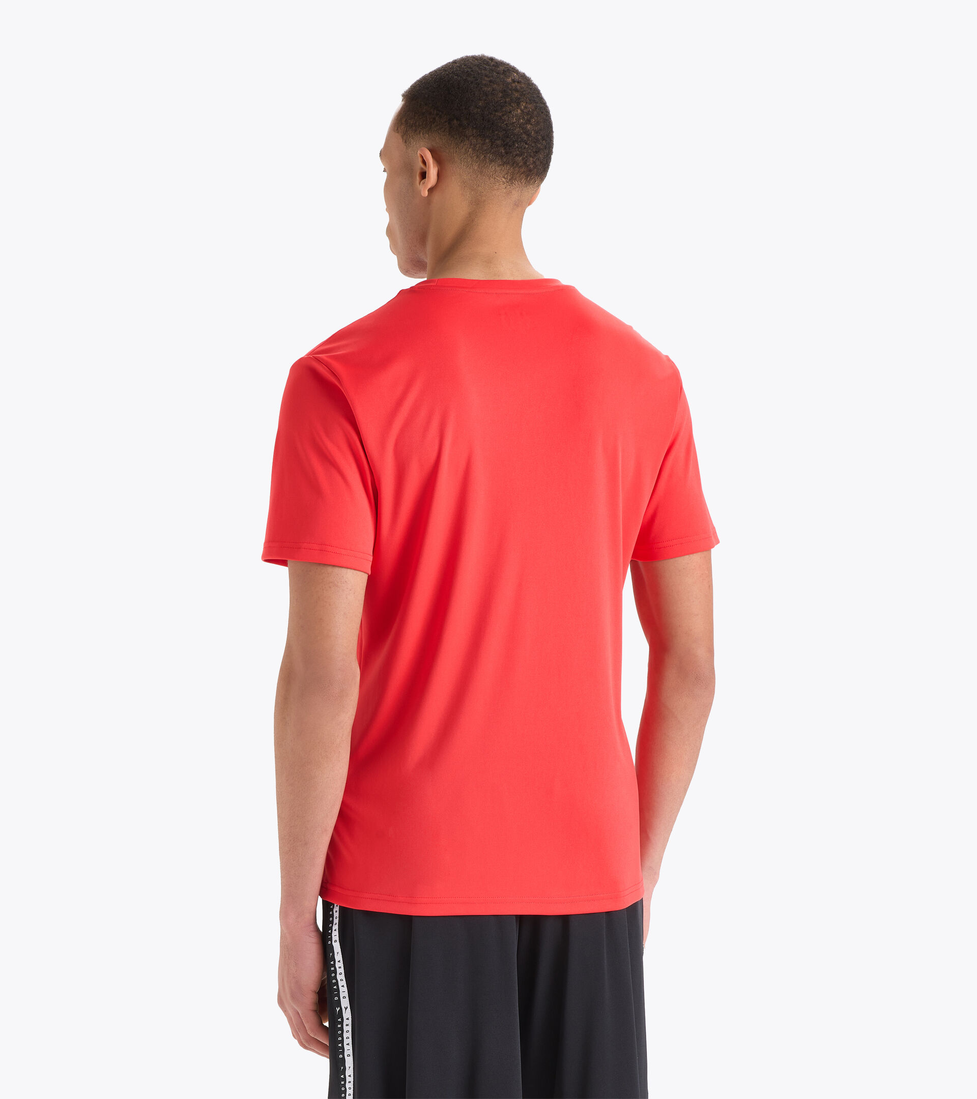 Running t-shirt - Men SS T-SHIRT RUN FER.RED ITALY - Diadora