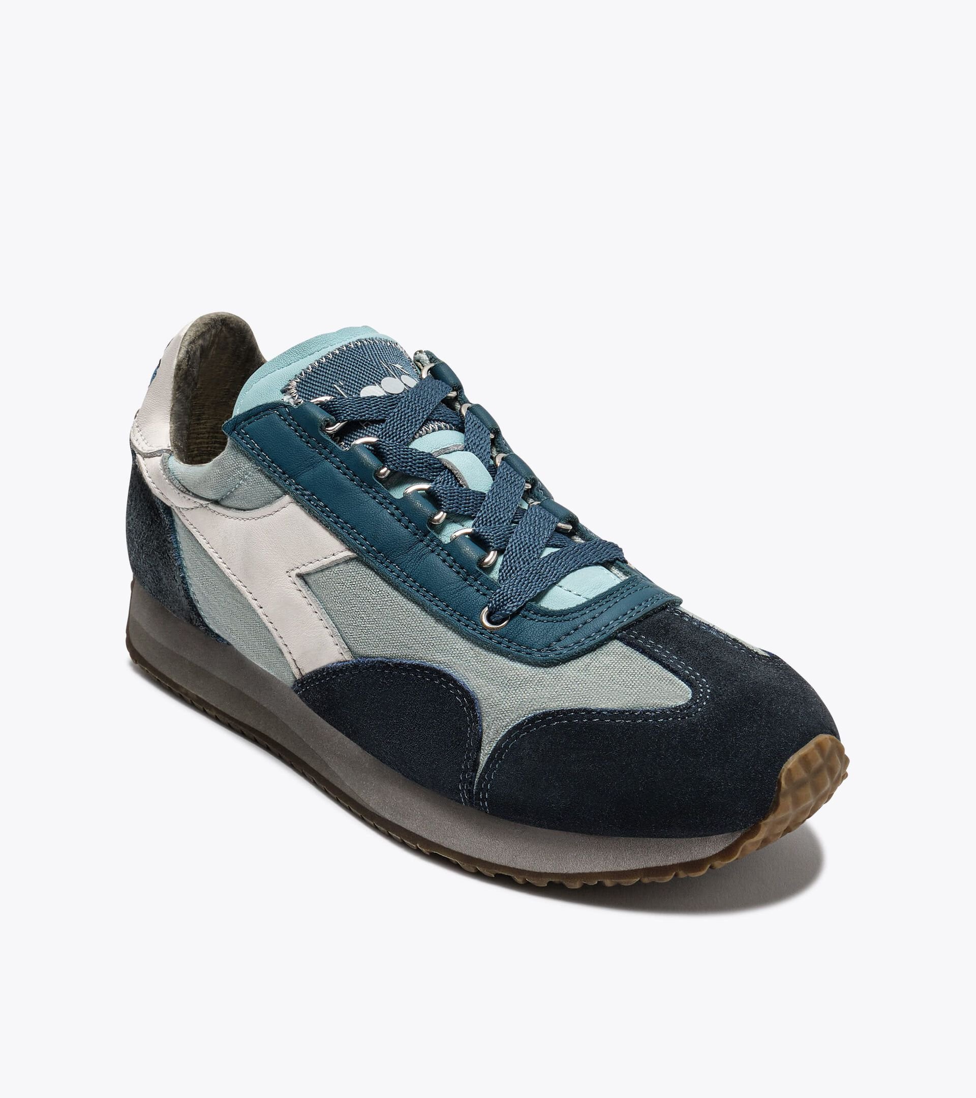 Low-profile Heritage sneaker - All-gender EQUIPE DIRTY SW EVO SKY-BLUE PLUME - Diadora