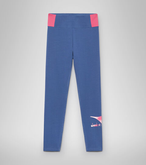 L.LEGGINGS LUSH, BLU BIJOU Pantalon de sport - Femme L.LEGGINGS LUSH BLU BIJOU - Diadora