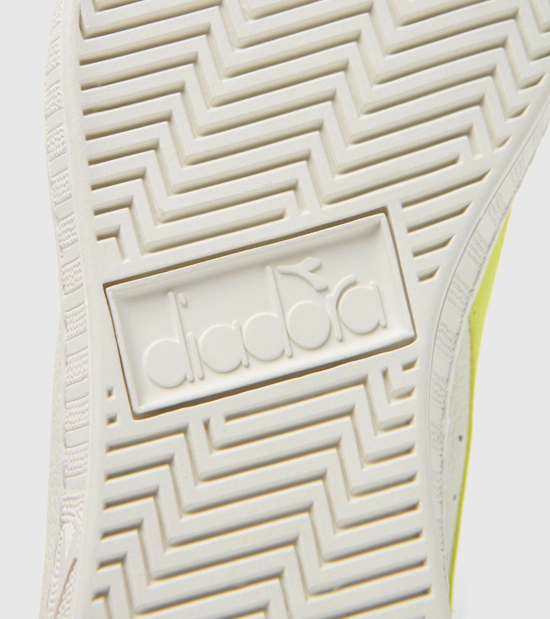 Trainer - Unisex GAME L LOW WHITE/SULPHUR GREEN/BLUE CORAL - Diadora