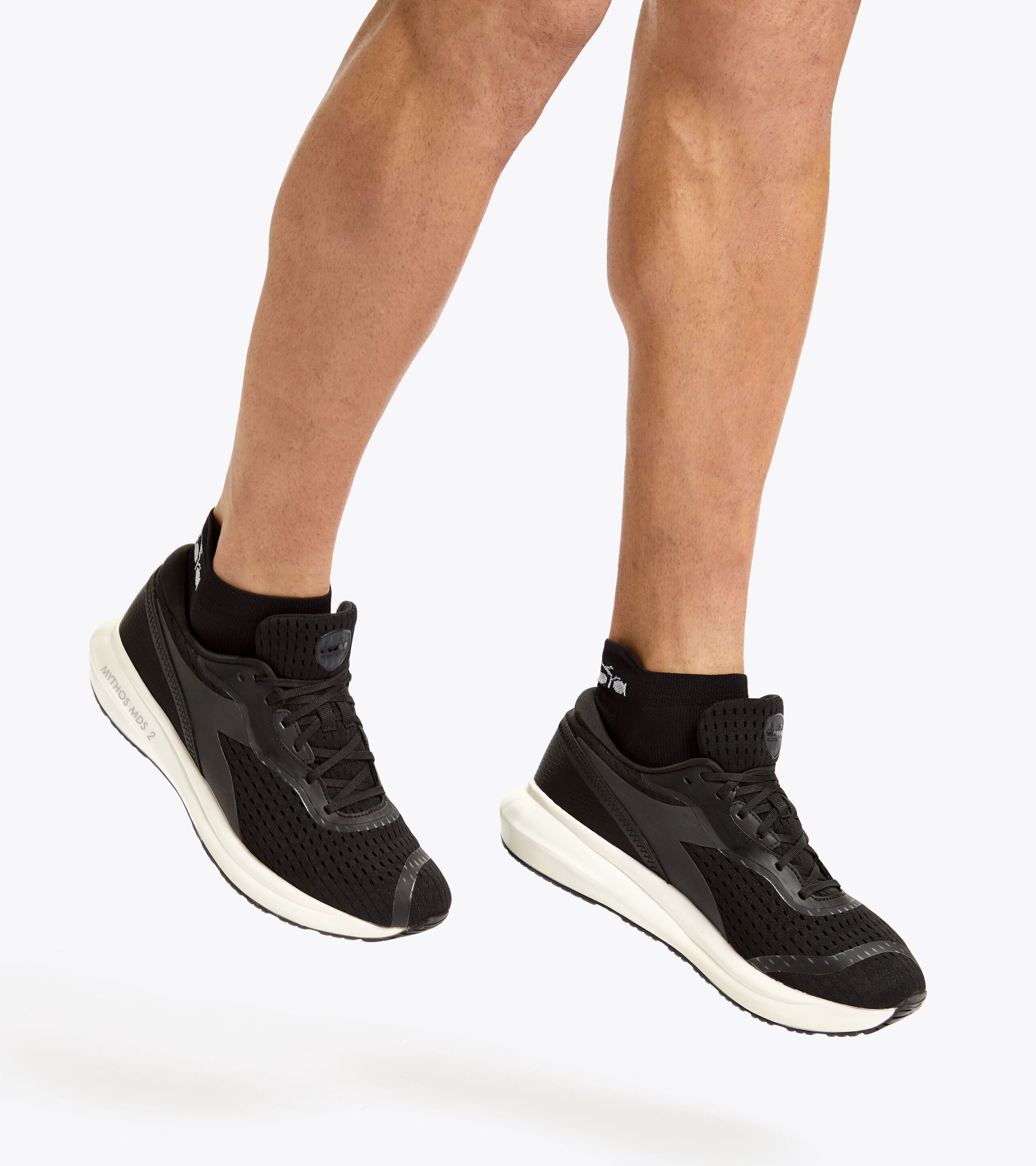 white trainers running