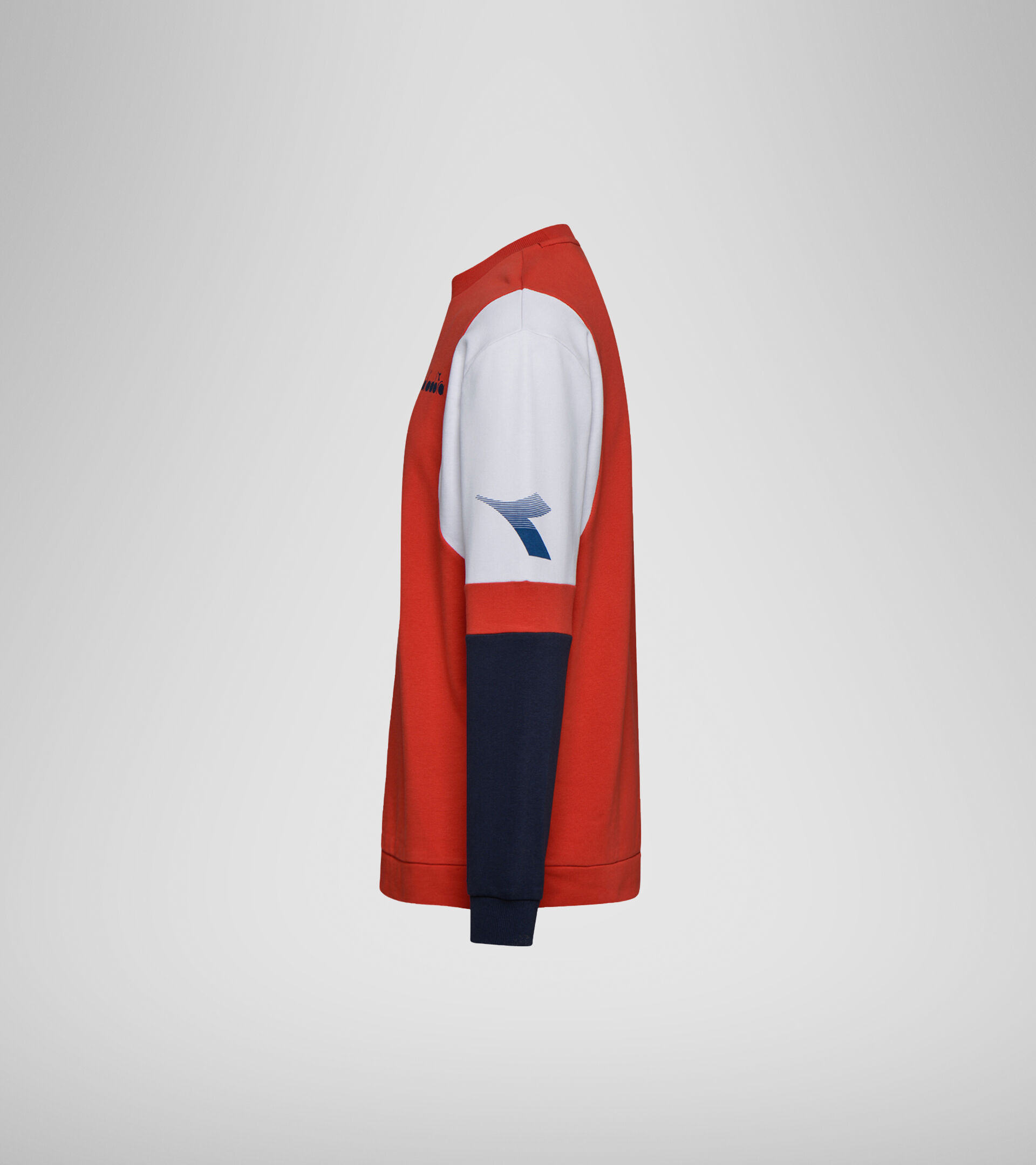 Sweat ras du cou - Homme SWEATSHIRT CREW DIADORA CLUB ROUGE LAVE EN FUSION - Diadora