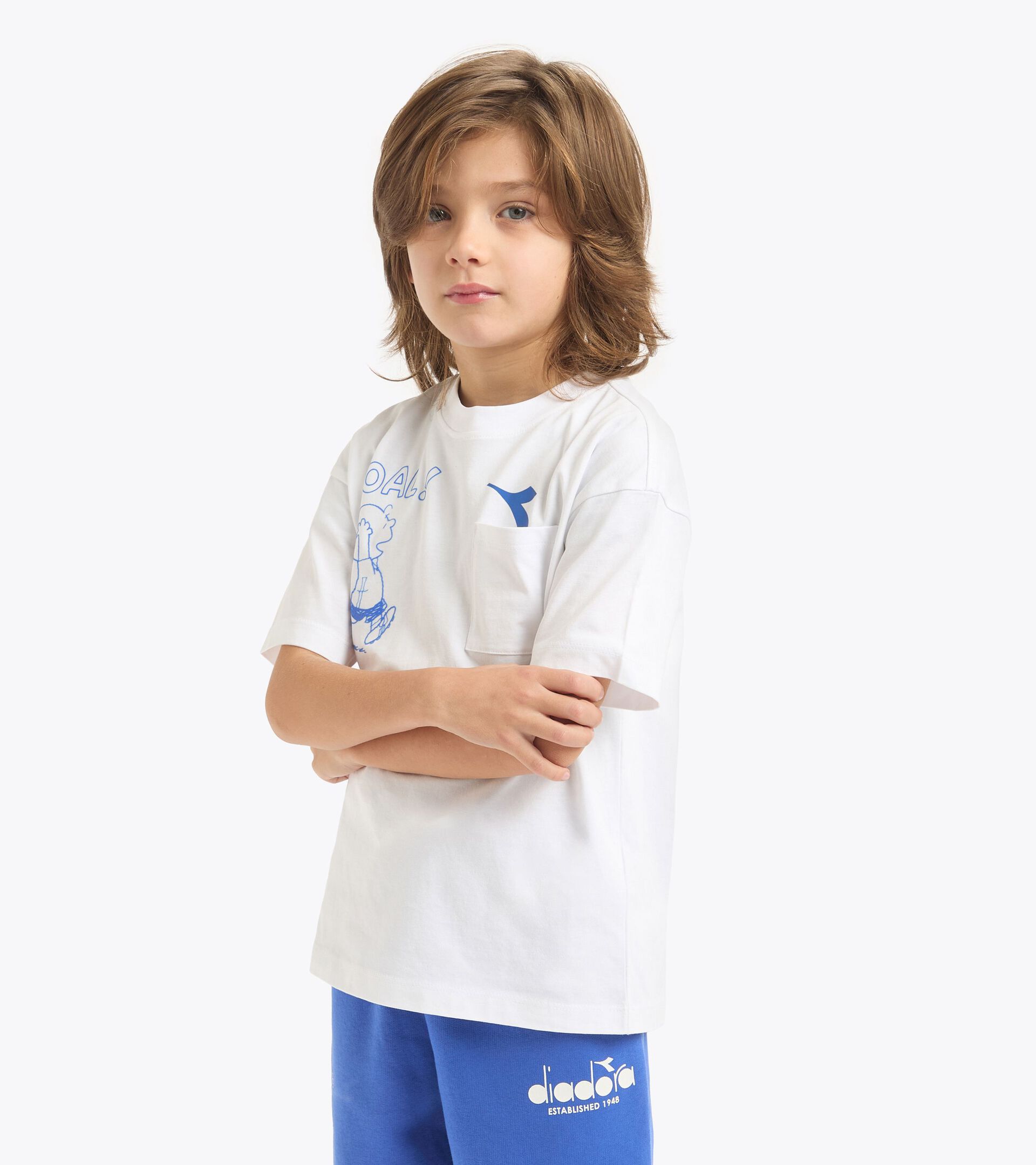 Peanuts t-shirt - Kids 
 JB. T-SHIRT SS PEANUTS DARK ROYAL - Diadora
