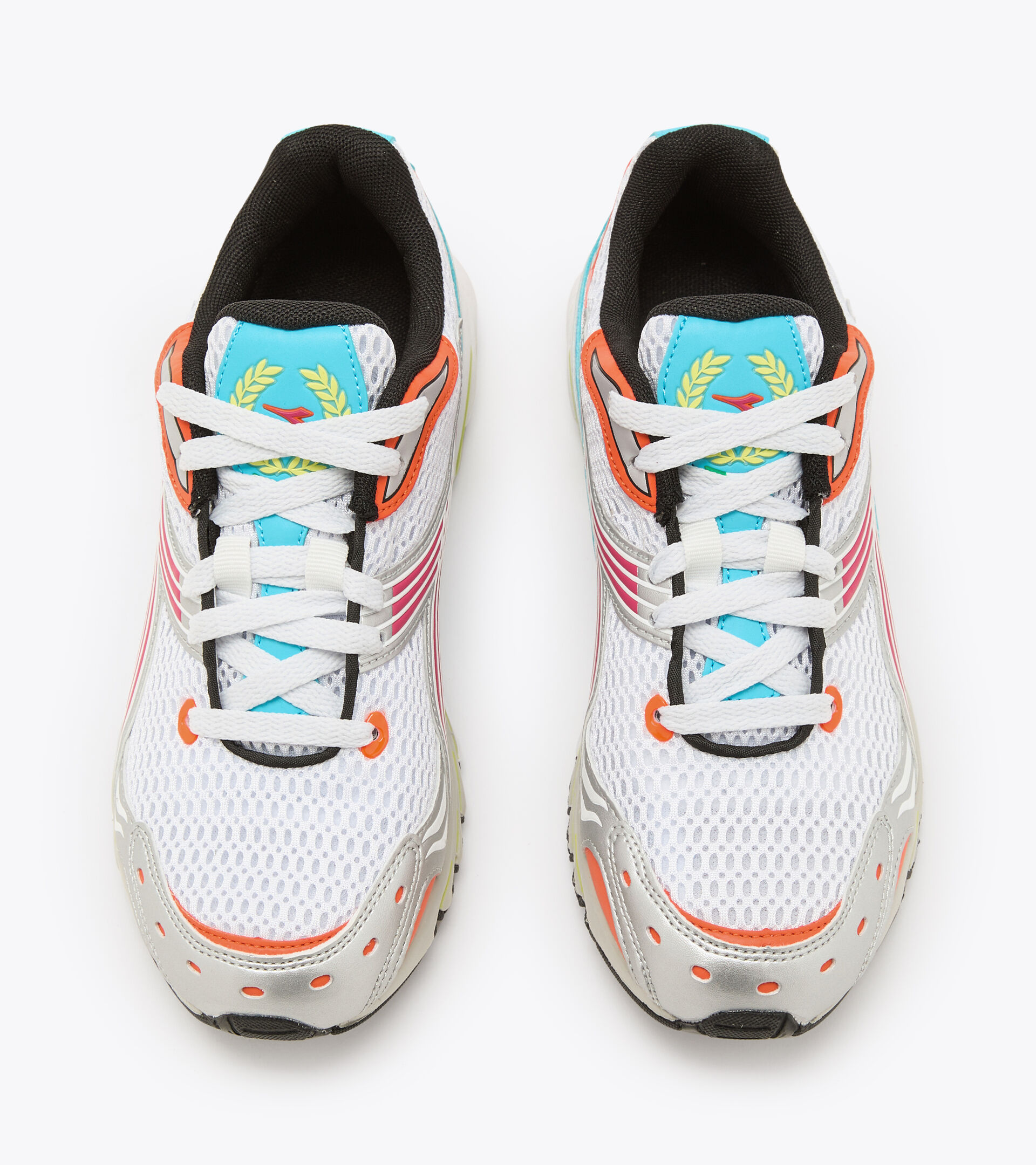 Sporty sneakers - Unisex MYTHOS PROPULSION 280 M2 WHITE/CABARET/DAIQUIRI GREEN - Diadora