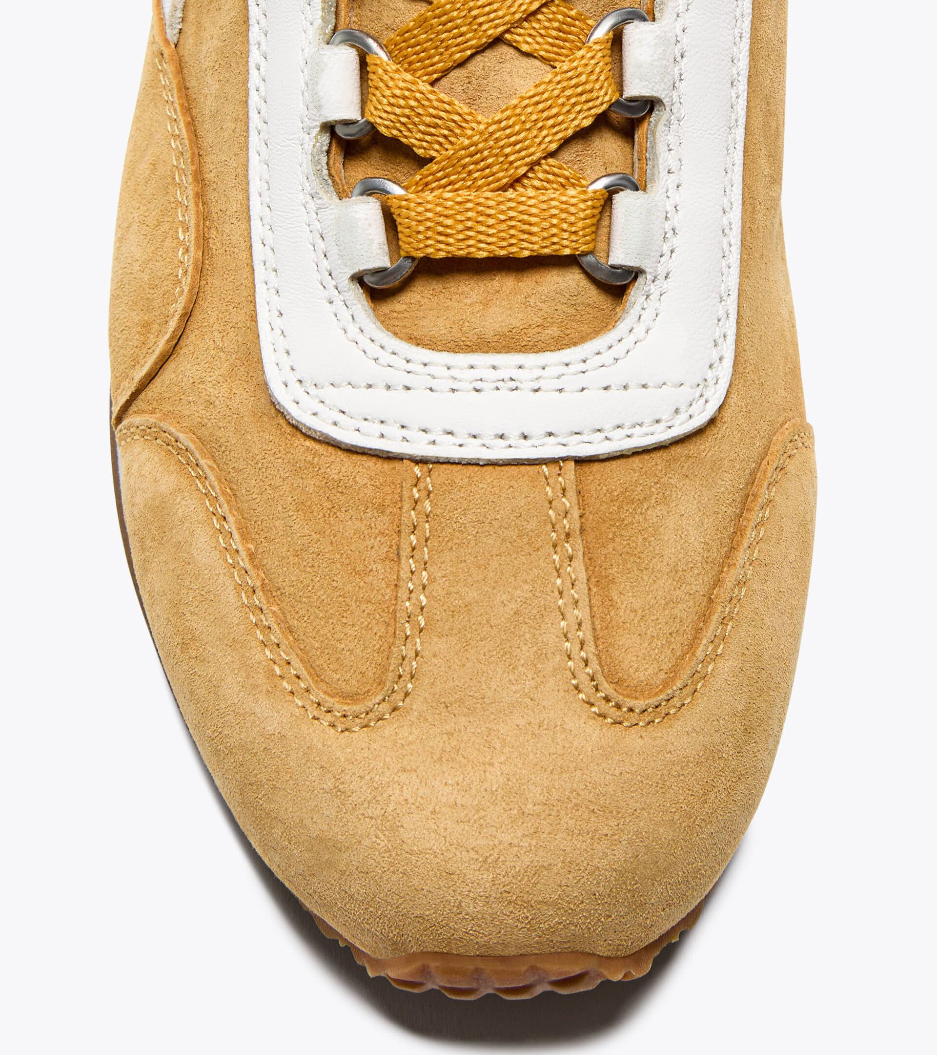 Sneakers Heritage en cuir au profil bas - Pour tous les genres EQUIPE '75 SW JAUNE TOURNESOL - Diadora