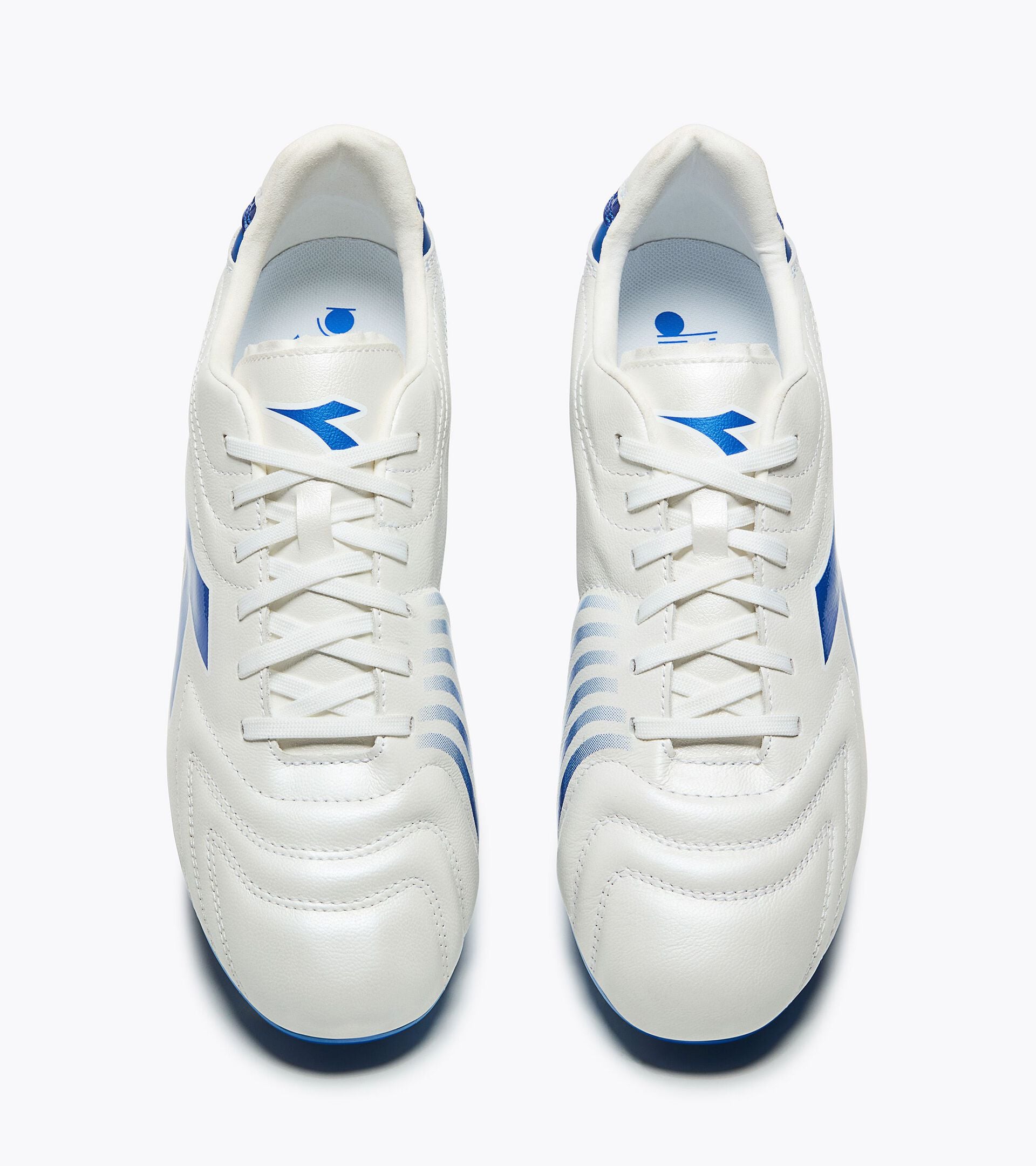 Fu&szlig;ballschuh f&uuml;r kompakte B&ouml;den - Herren MAXIMUS ACADEMY FG BCO PERLATO /BLU FRANCESE - Diadora