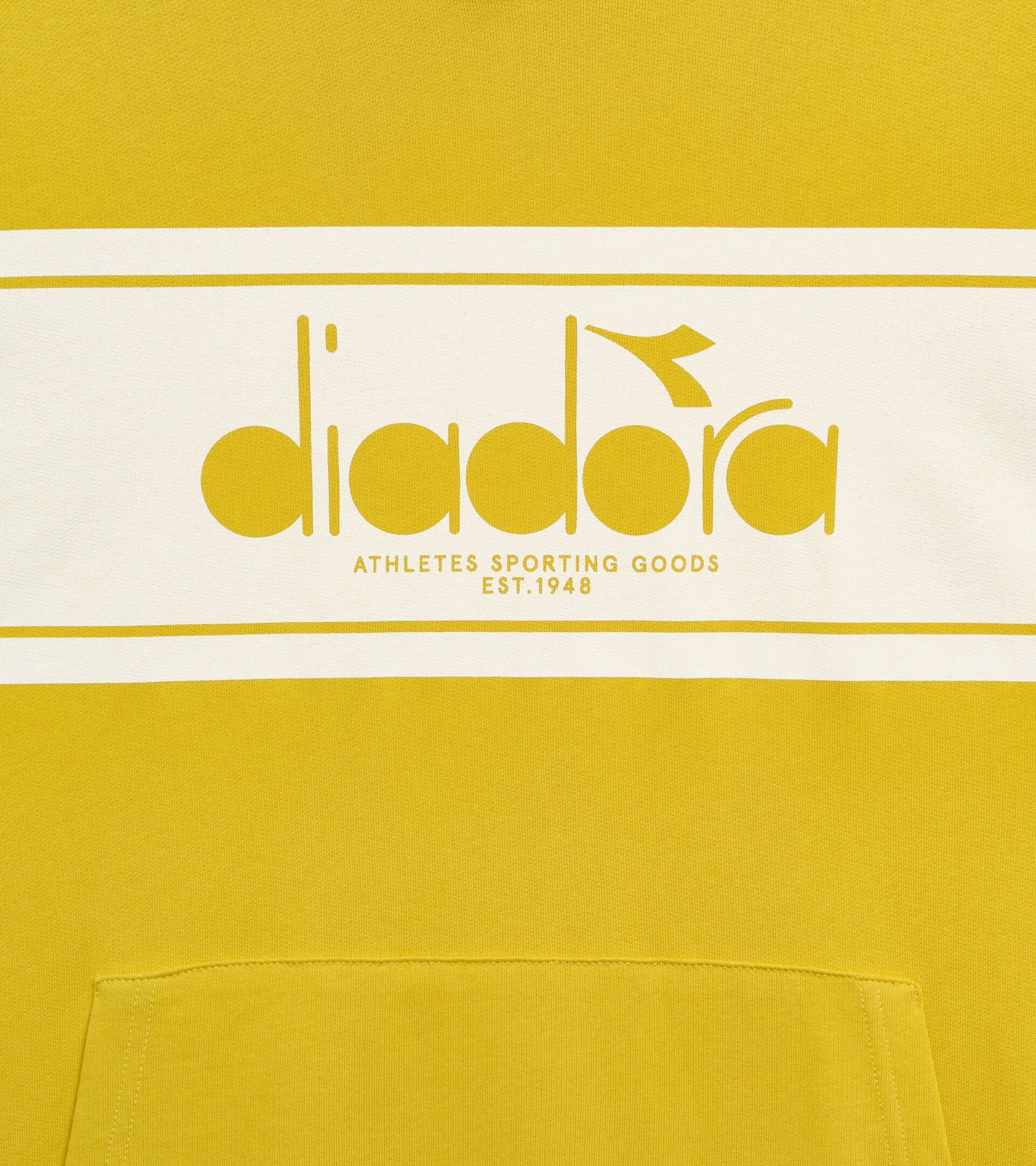 Sudadera con capucha color block - Para todos los g&eacute;neros HOODIE LOGO AMARILLO YEMA - Diadora