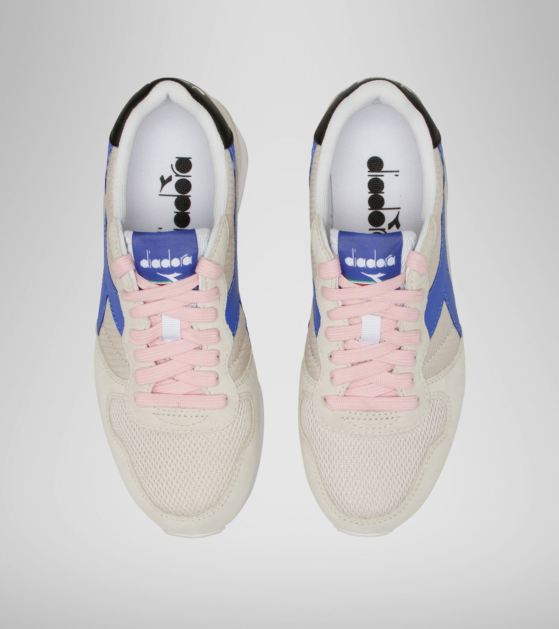 Chaussures de sport - Femme CAMARO WN BEIGE ANGORA/BLEU ECLATANT - Diadora