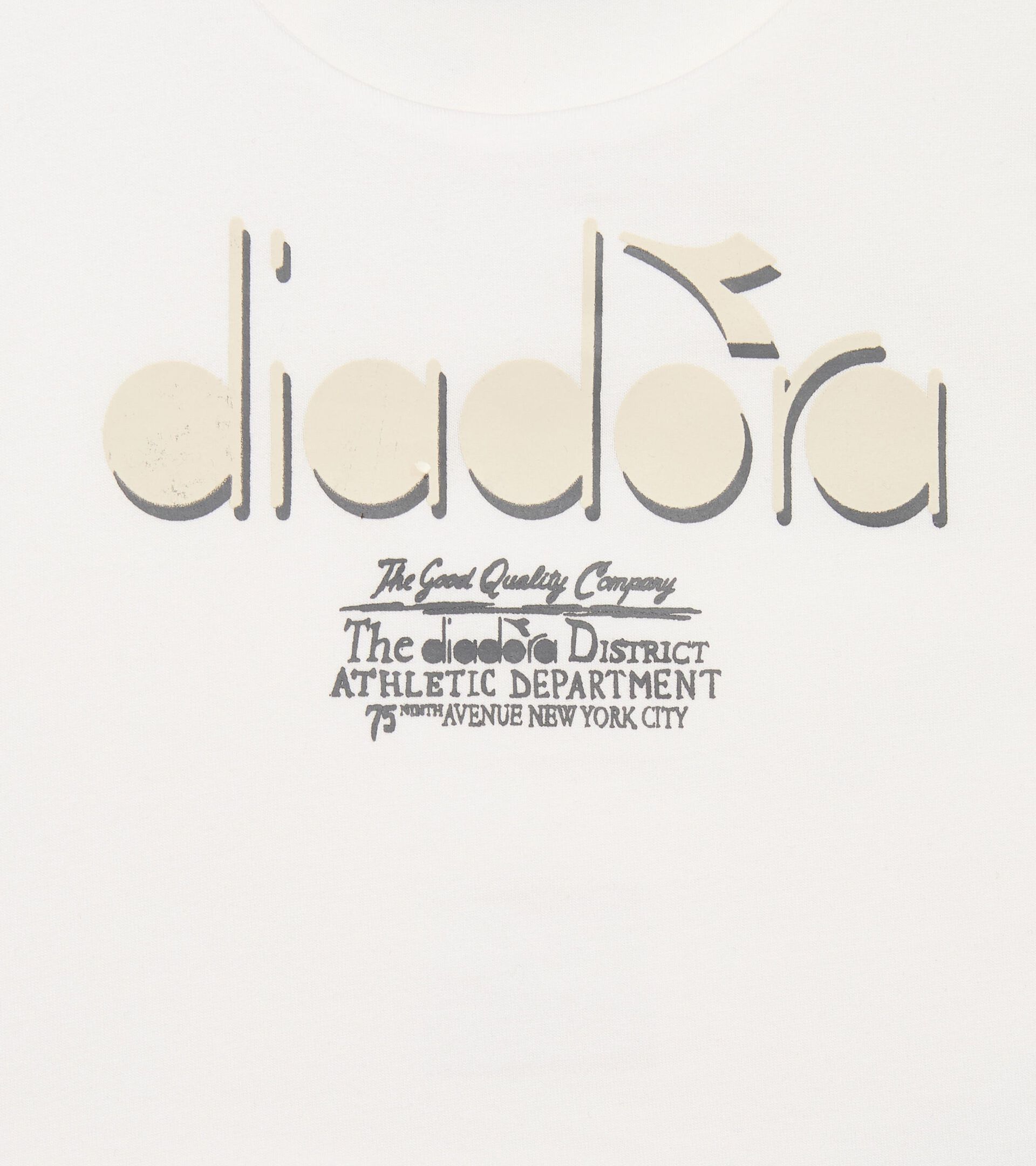 Sport suit - Fit comfort - Girl JG. SET DISTRICT OFF WHITE /MELANGE GRAY - Diadora