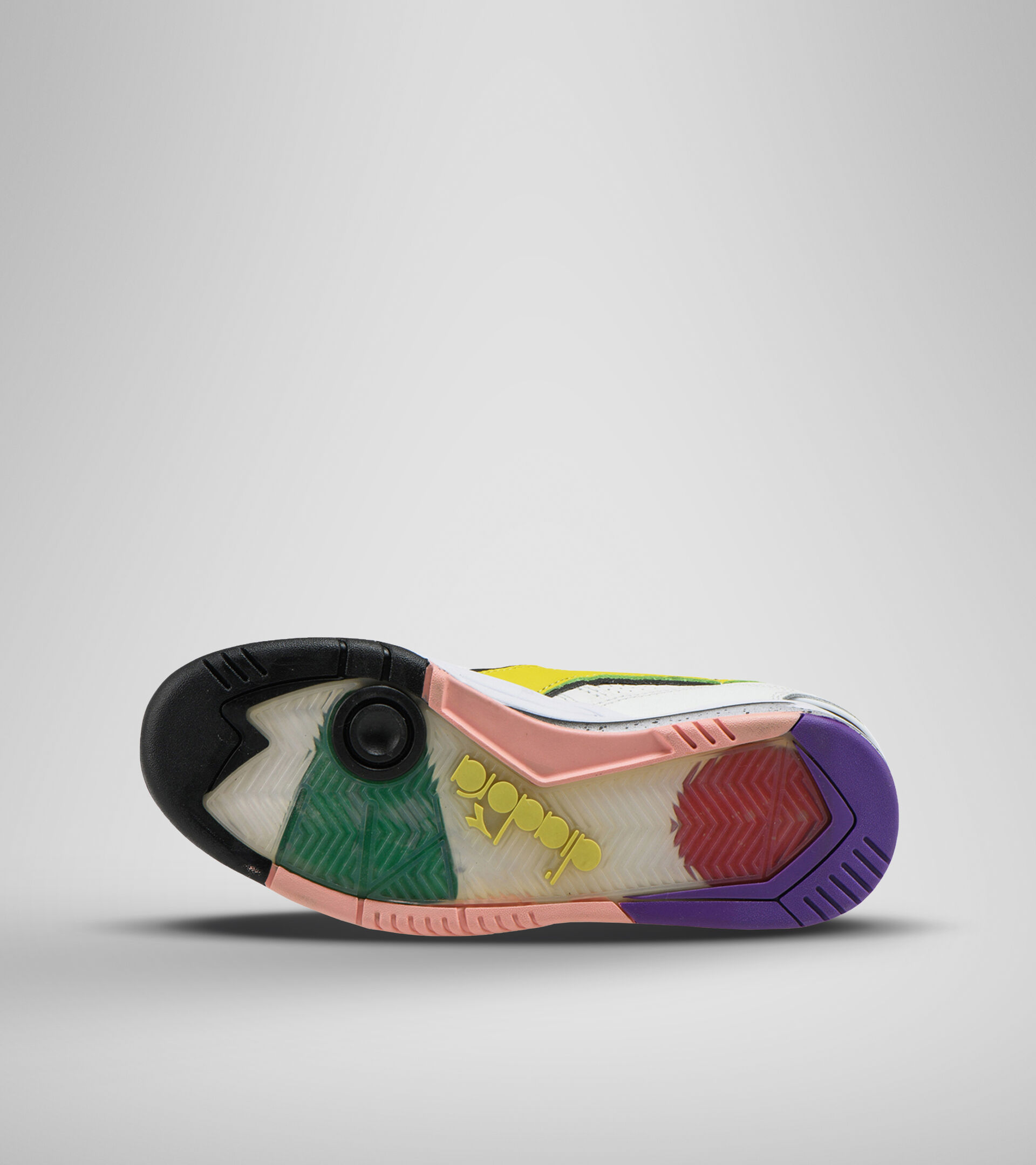 Double Action technology trainer - Women REBOUND ACE WN WHITE/YELLOW/BLACK - Diadora