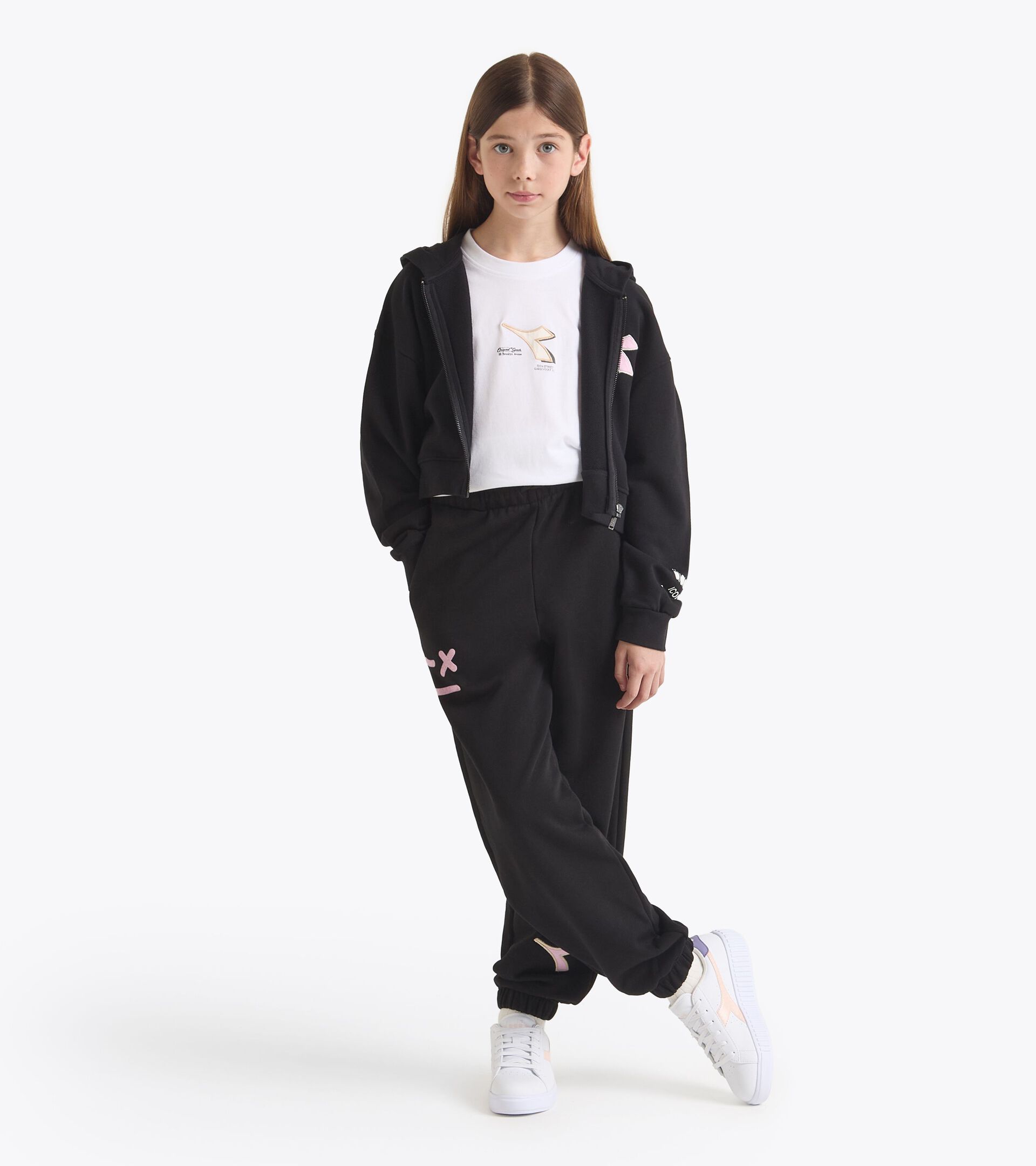 Jogger - Coupe confort - Ado fille
JG. JOGGER PANTS PINK SMILE NOIR - Diadora