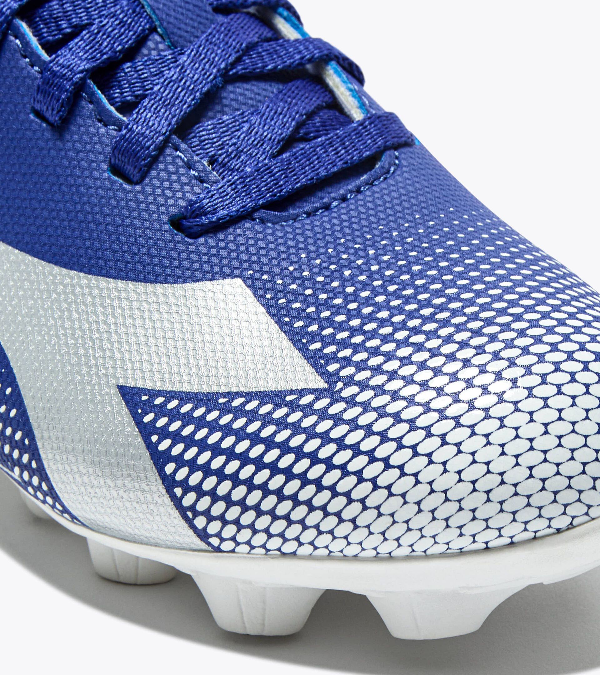 Bota de f&uacute;tbol para superficies duras - J&uacute;nior
 PICHICHI 8 MD JR BLU/ARGENTO DD - Diadora