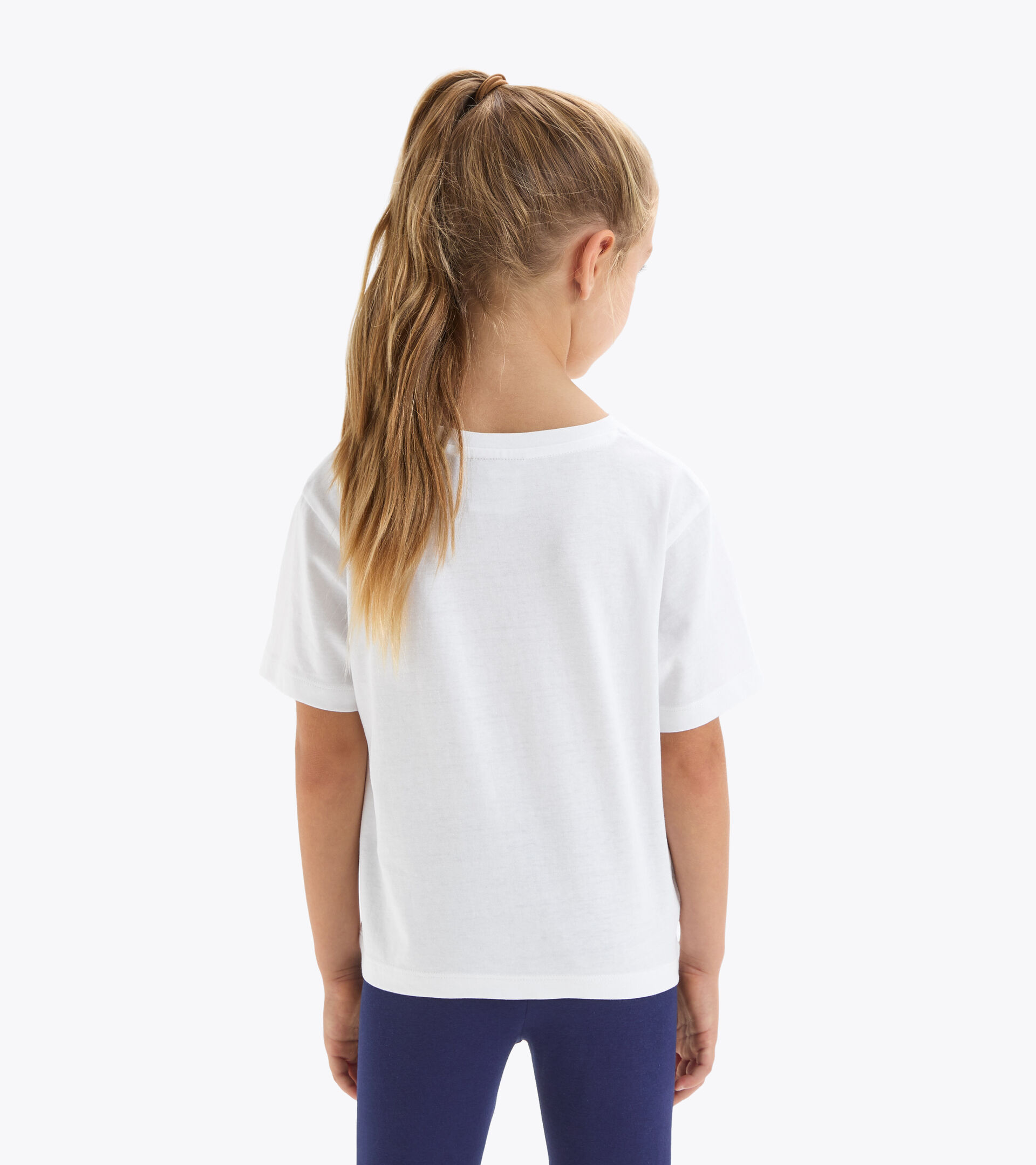 T-shirt - Girls JG.T-SHIRT SS BOUNCE OPTICAL WHITE - Diadora